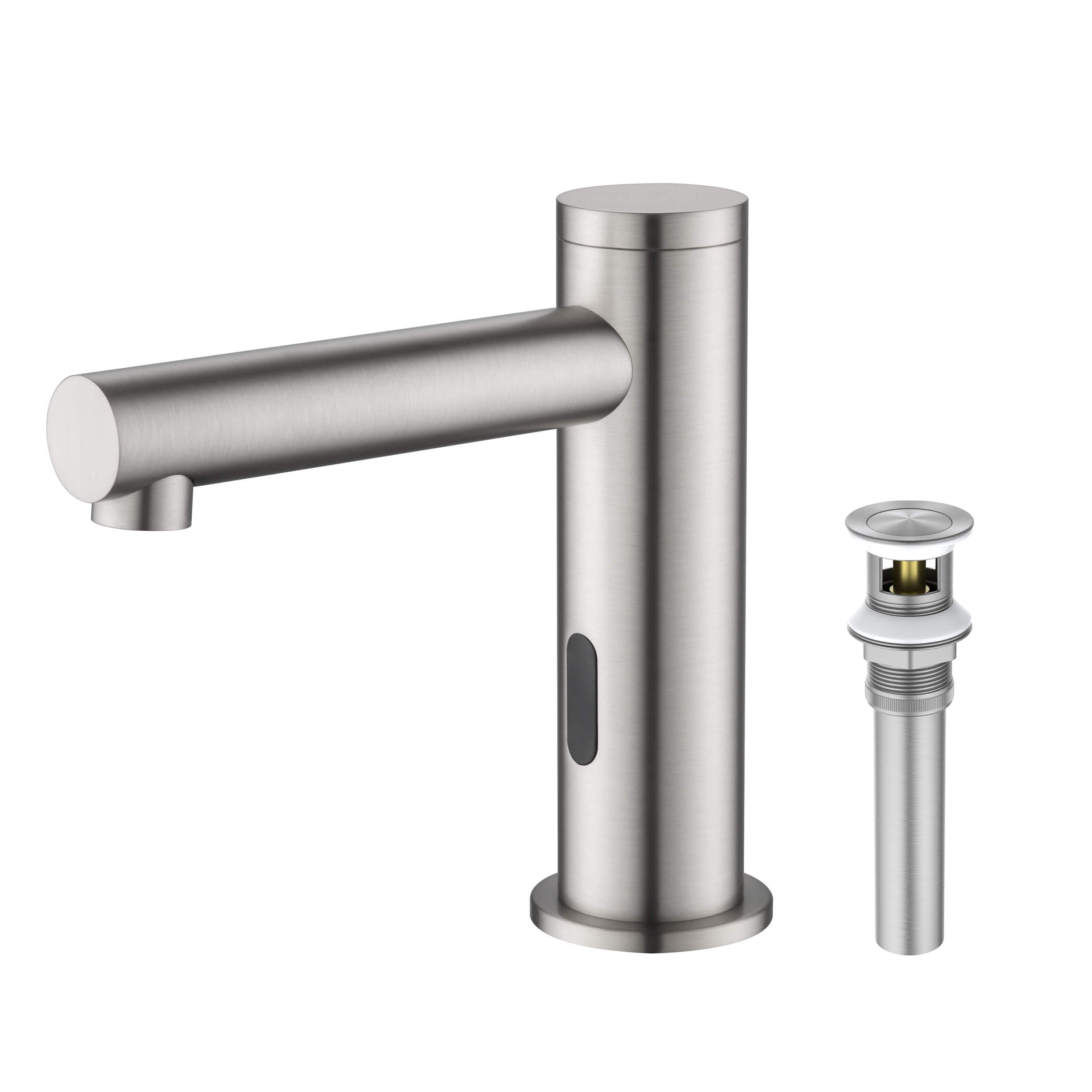Halo Touchless Bathroom Faucet with Pop-Up Drain — Plug-In or Battery Powered - CBF-1029