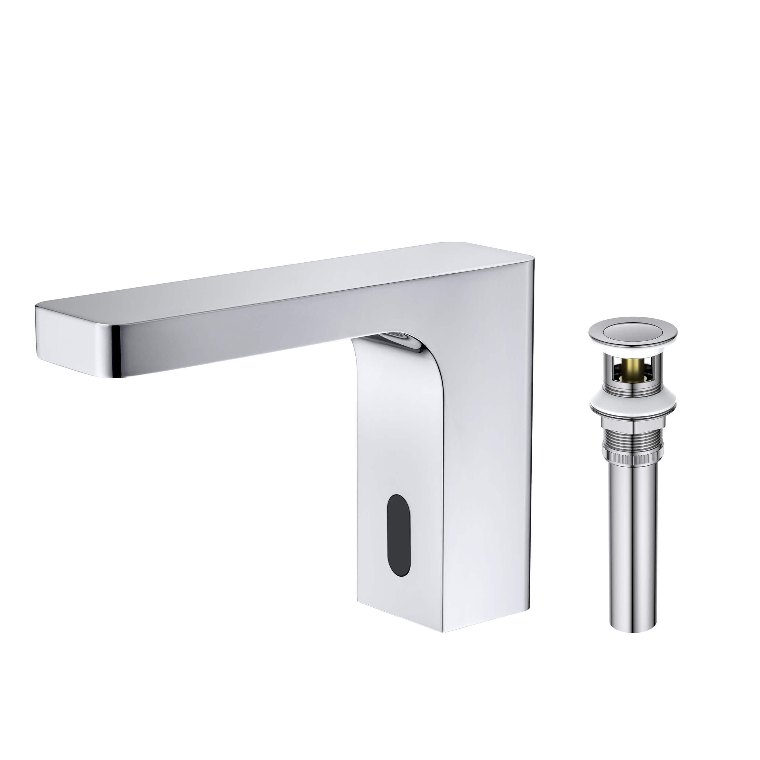 Fusion Touchless Bathroom Faucet with Pop-Up Drain — Plug-In or Battery Powered - CBF-1030