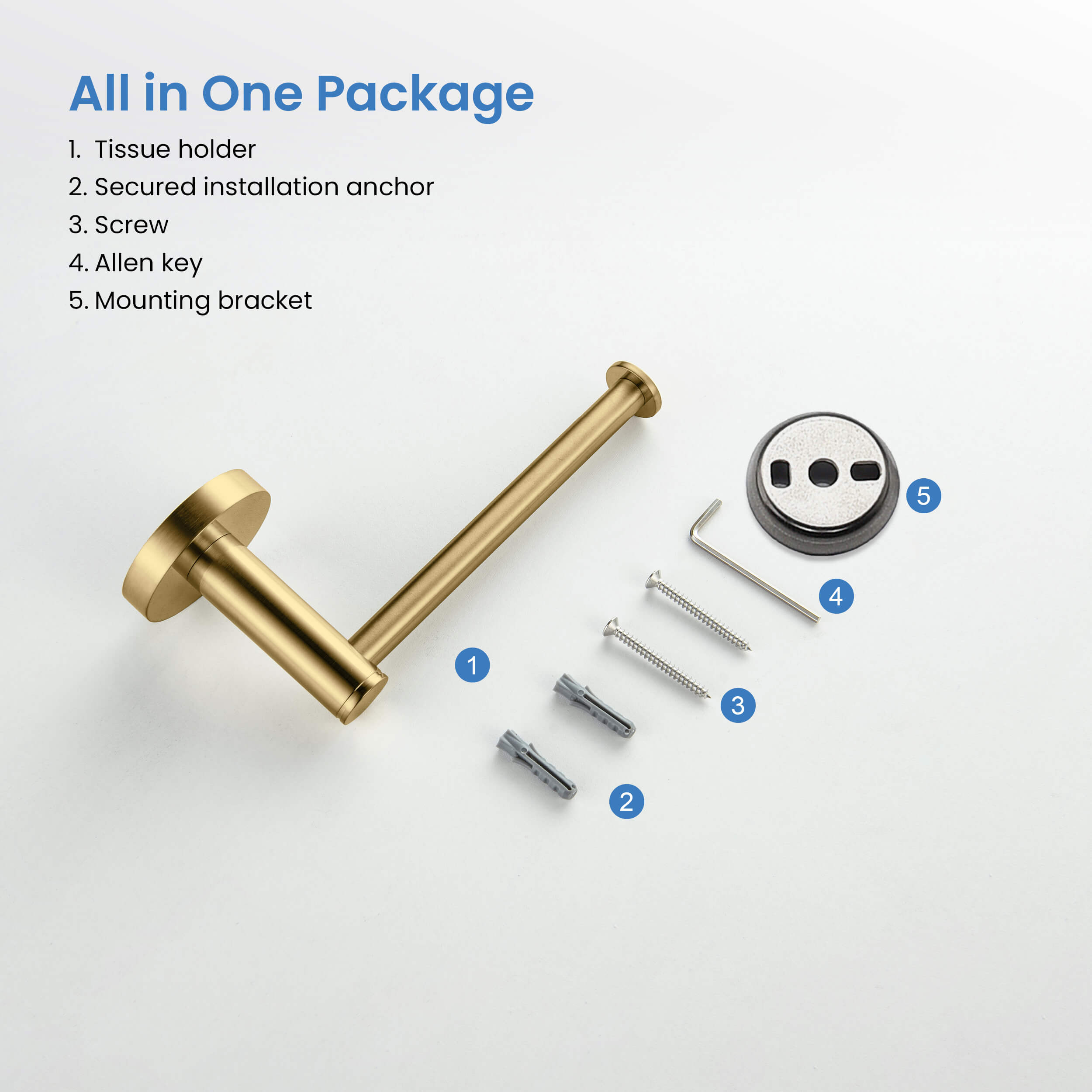 Halo Bathroom Toilet Paper Holder - CBA-1402