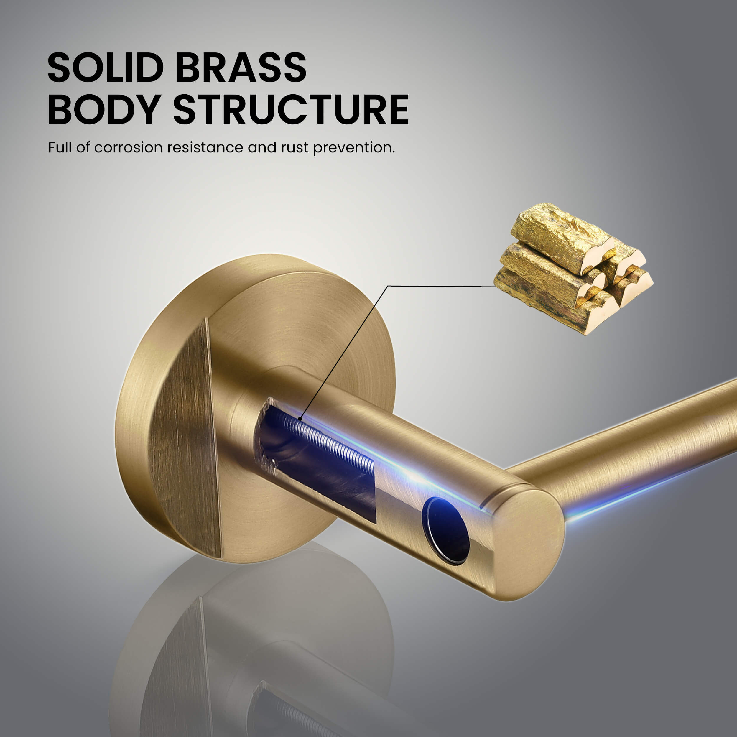 Halo Bathroom Toilet Paper Holder - CBA-1402