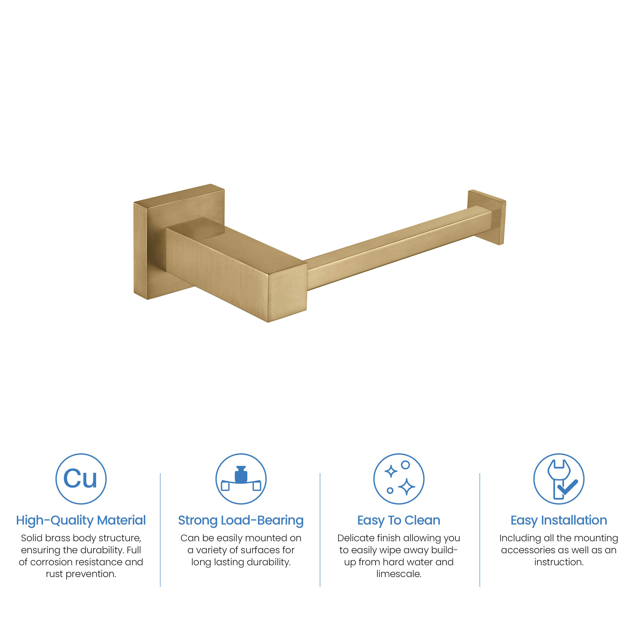 Quadra Bathroom Toilet Paper Holder - CBA-1502