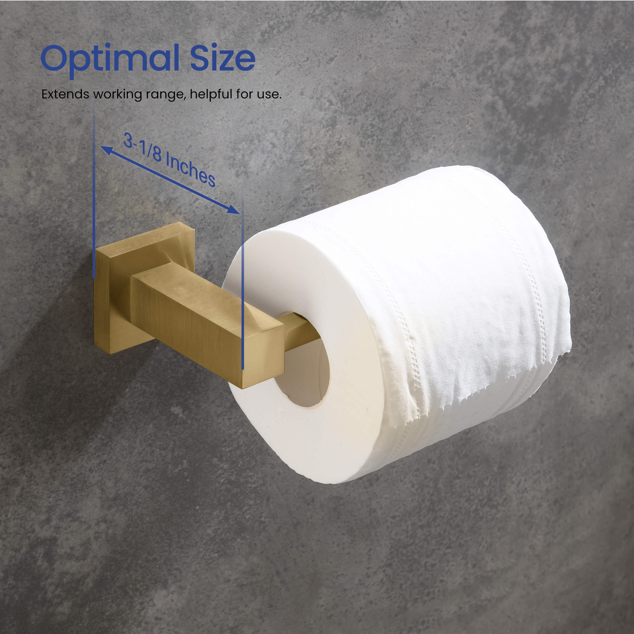 Quadra Bathroom Toilet Paper Holder - CBA-1502