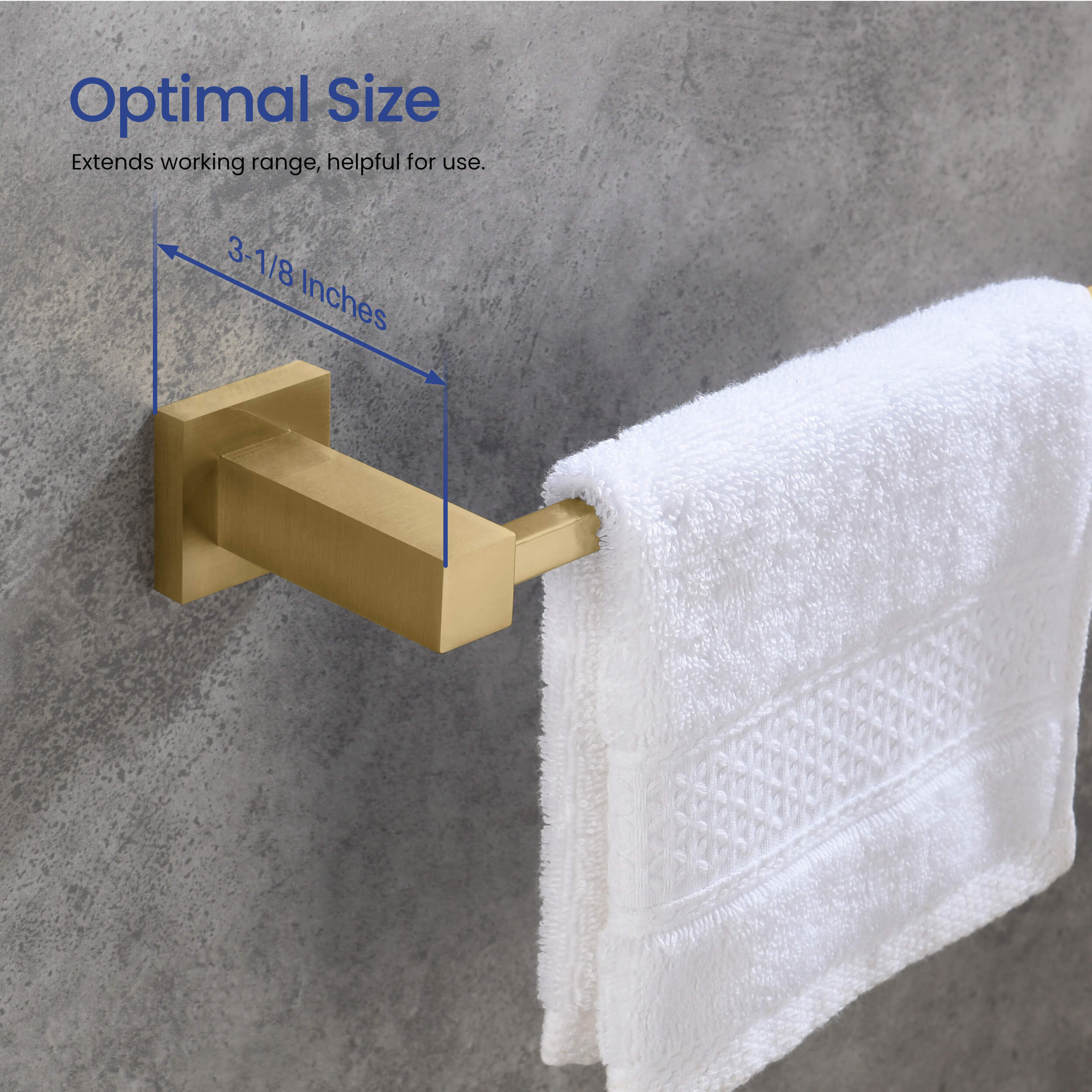 Quadra 10 inch Bathroom Towel Holder - CBA-1503