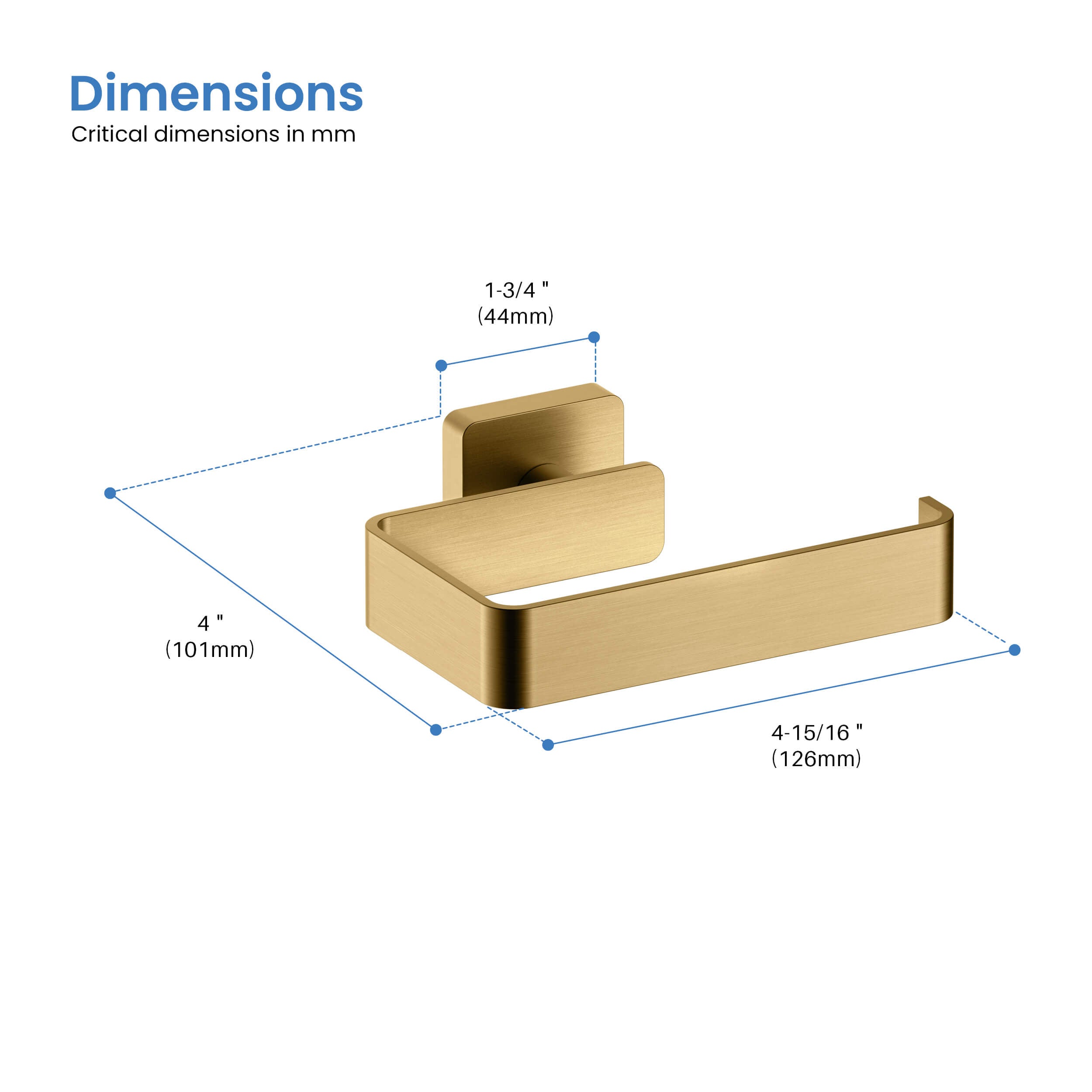 Fusion Bathroom Toilet Paper Holder - CBA-1602