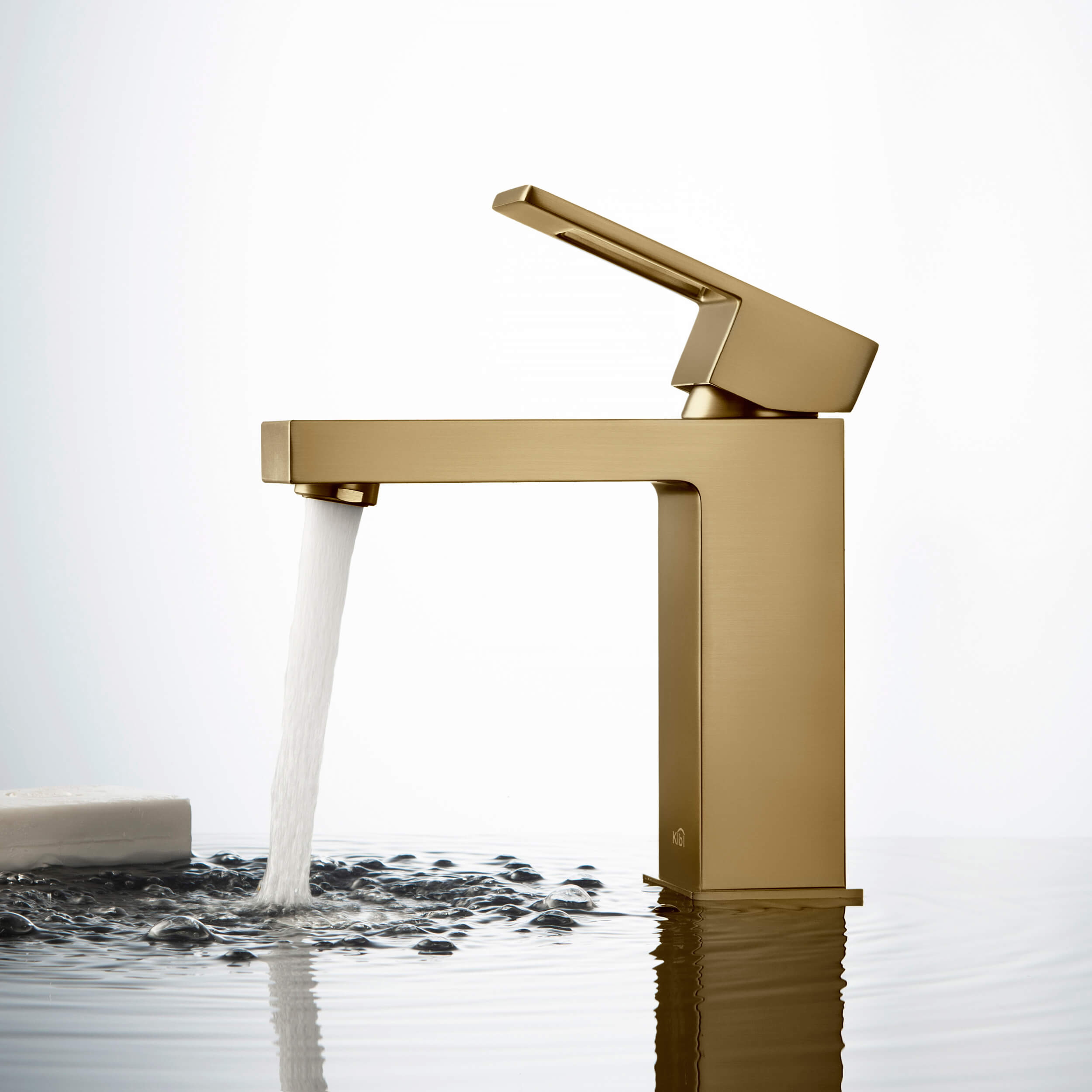 Quadra Single Handle Bathroom Vanity Sink Faucet with Pop Up Drain - CBF-1002