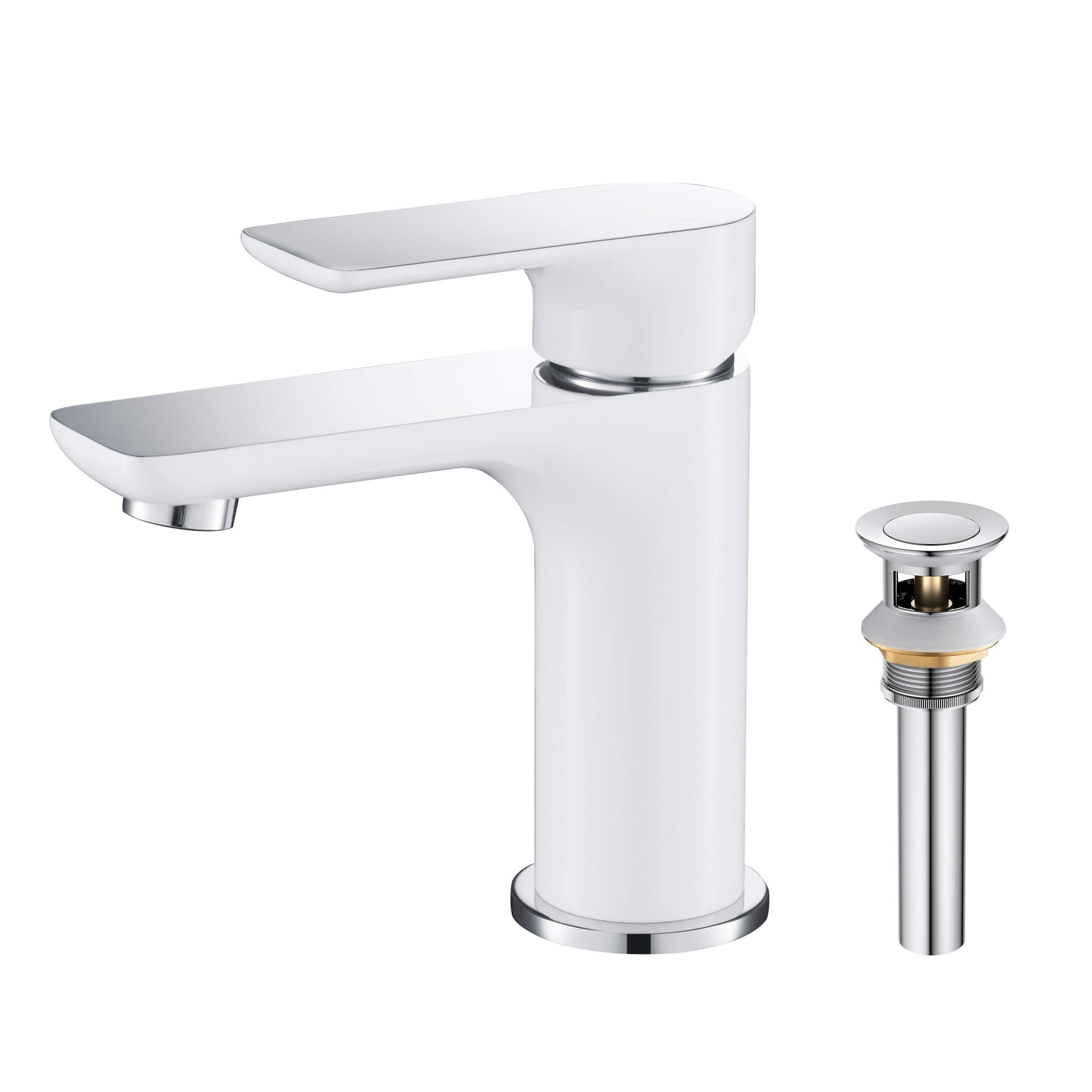 Austin Single Handle Bathroom Vanity Sink Faucet with Pop Up Drain - CBF-1019