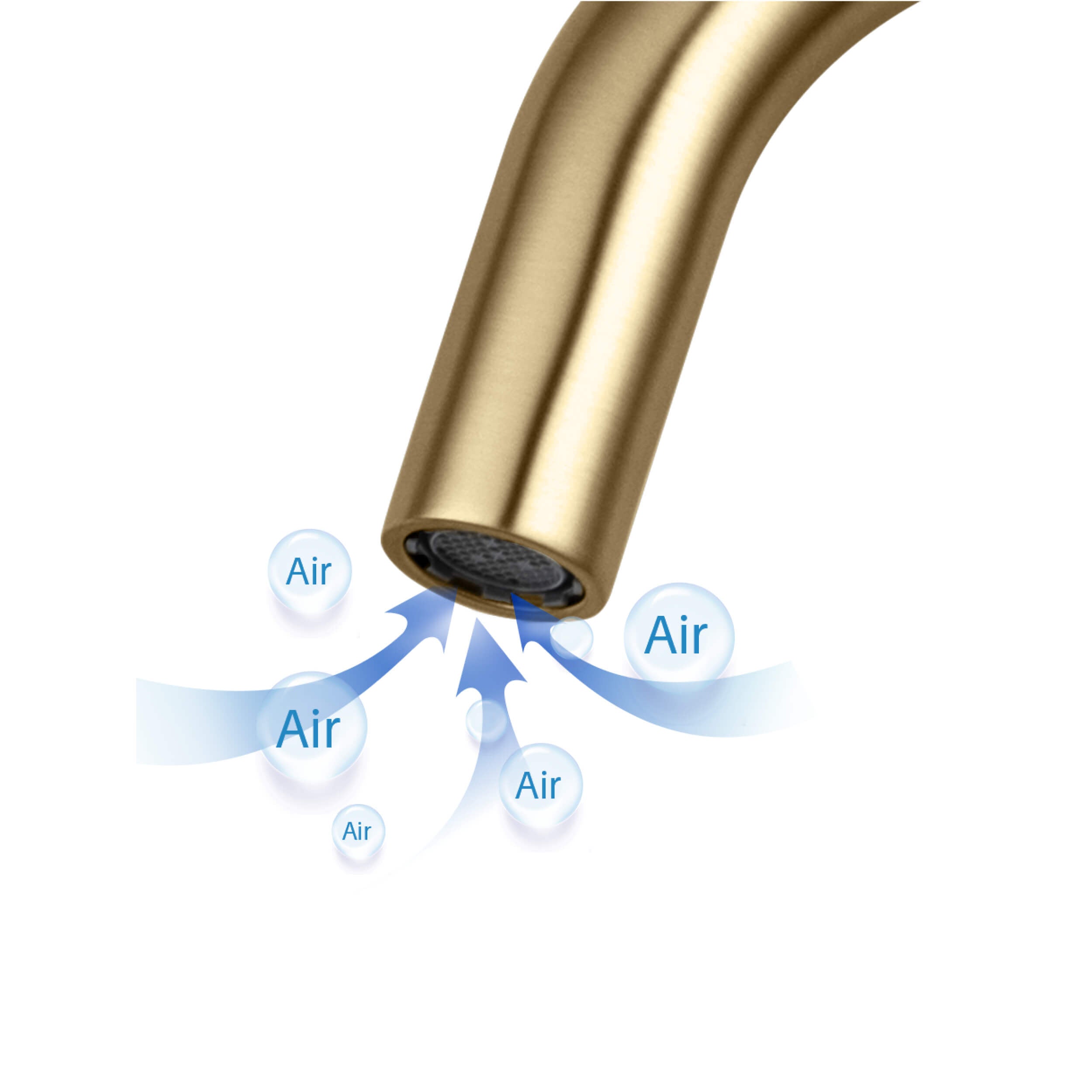 Halo High-Arc Single Handle Bathroom Vanity Sink Faucet with Pop Up Drain - CBF-1021