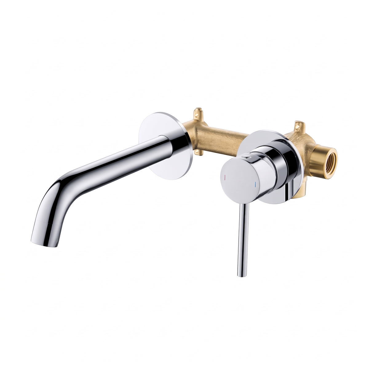 Halo Wall Mount Single Handle Bathroom Vanity Sink Faucet - CBF-1023