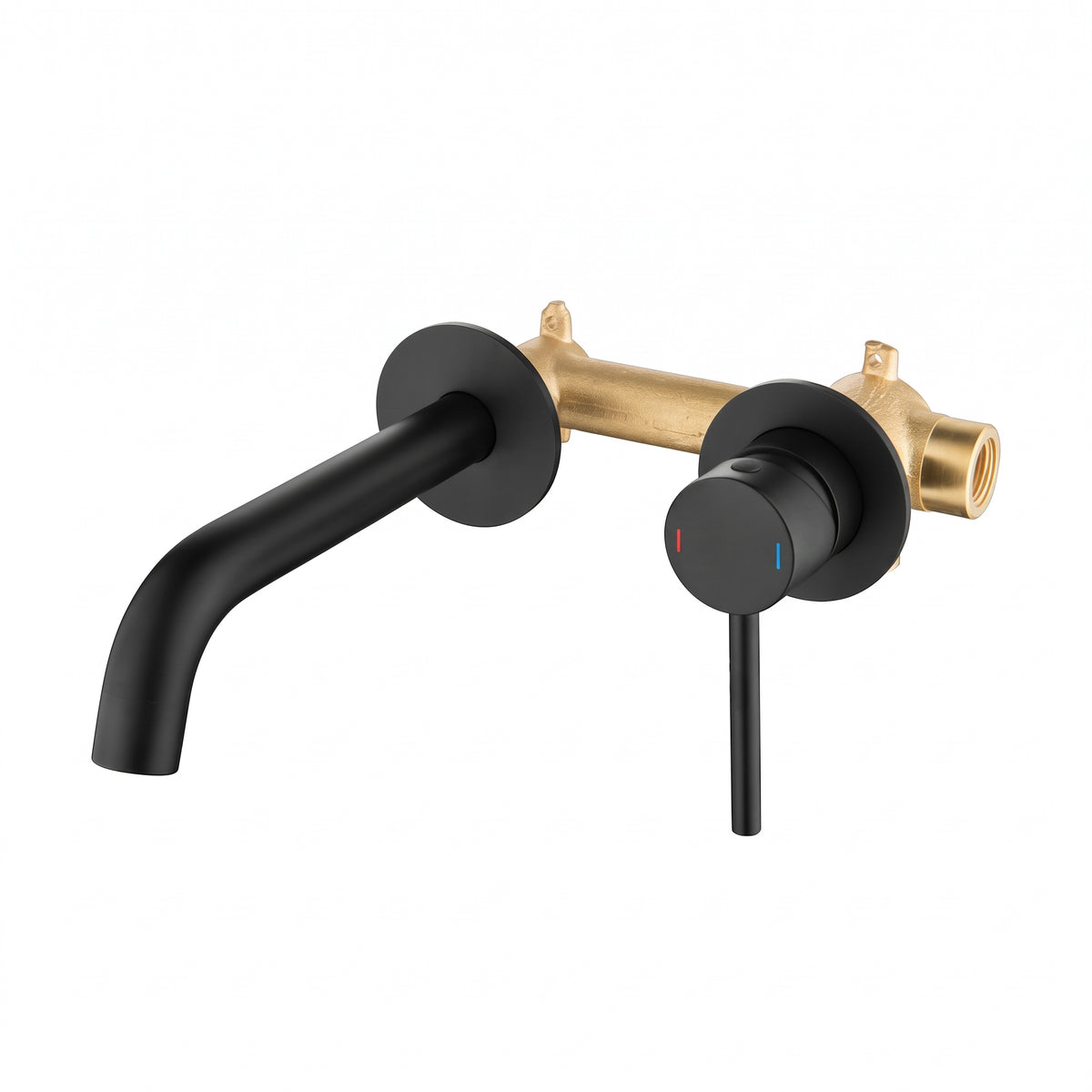 Halo Wall Mount Single Handle Bathroom Vanity Sink Faucet - CBF-1023