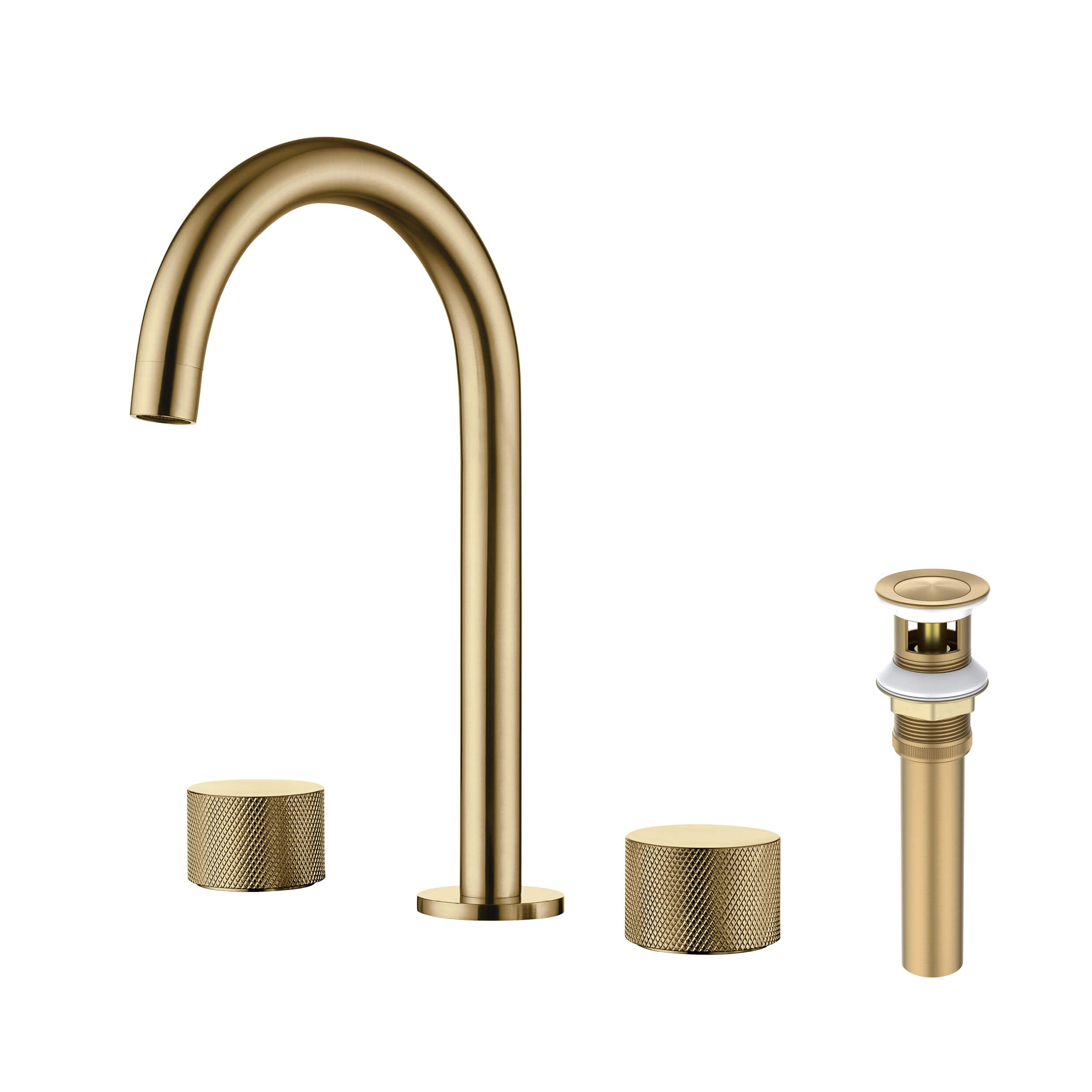 Verona 8" Widespread Bathroom Sink Faucet with Drain Assembly - CBF-1026