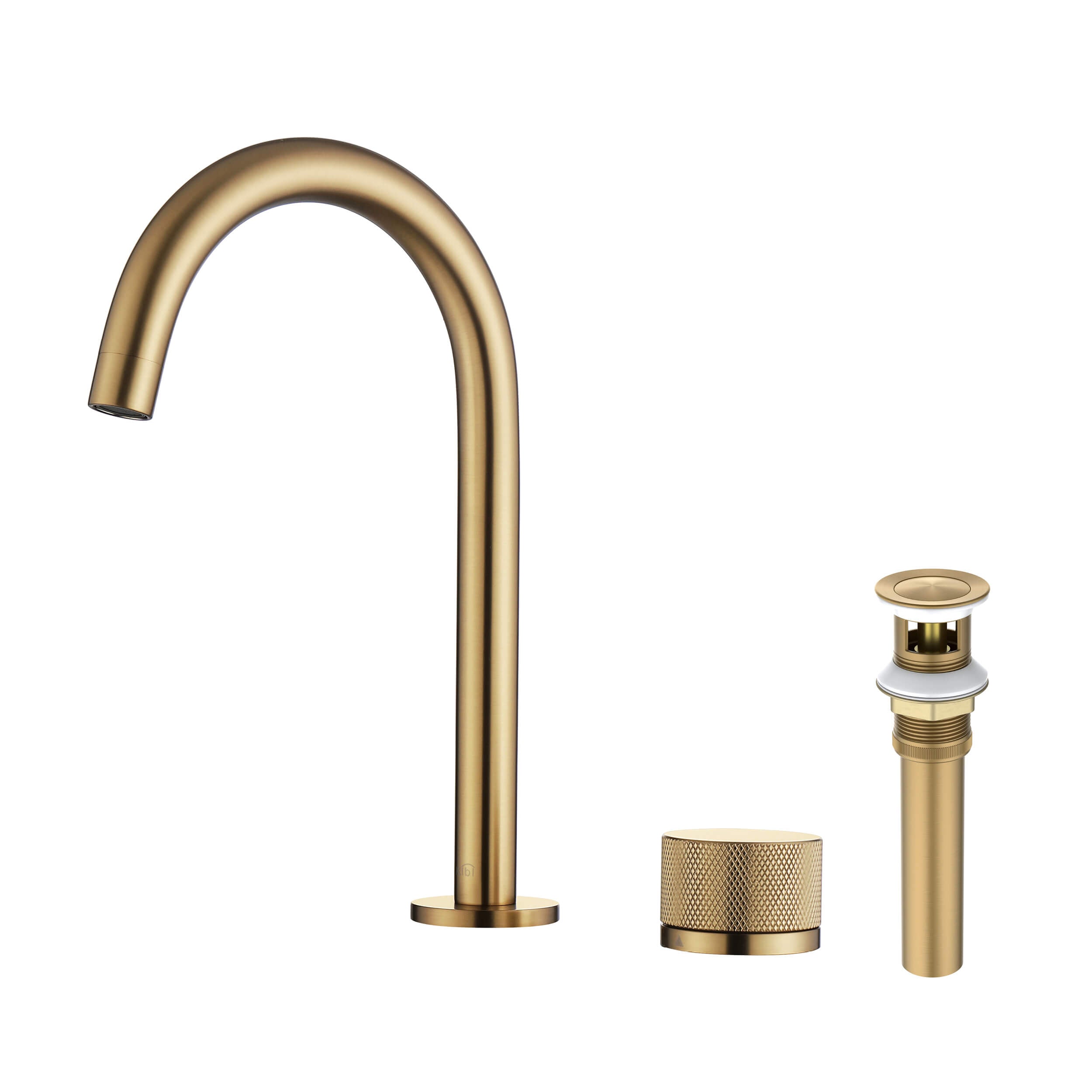 Verona One Handle Two Holes Bathroom Vanity Sink Faucet with Drain Assembly - CBF-1027