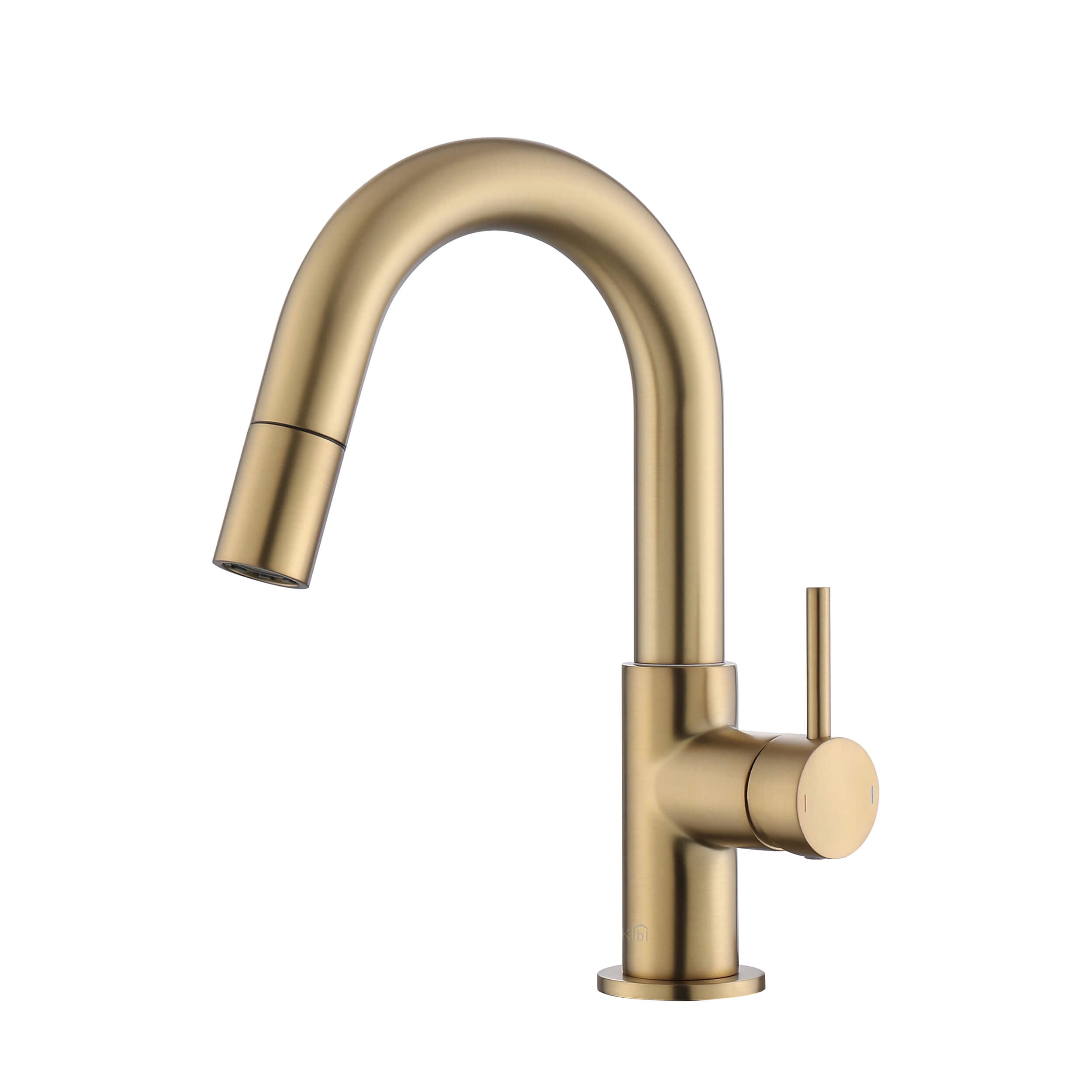 Halo Single Handle High-Arc Pull Down Sprayer Bathroom Vanity Sink Faucet - CBF-1077