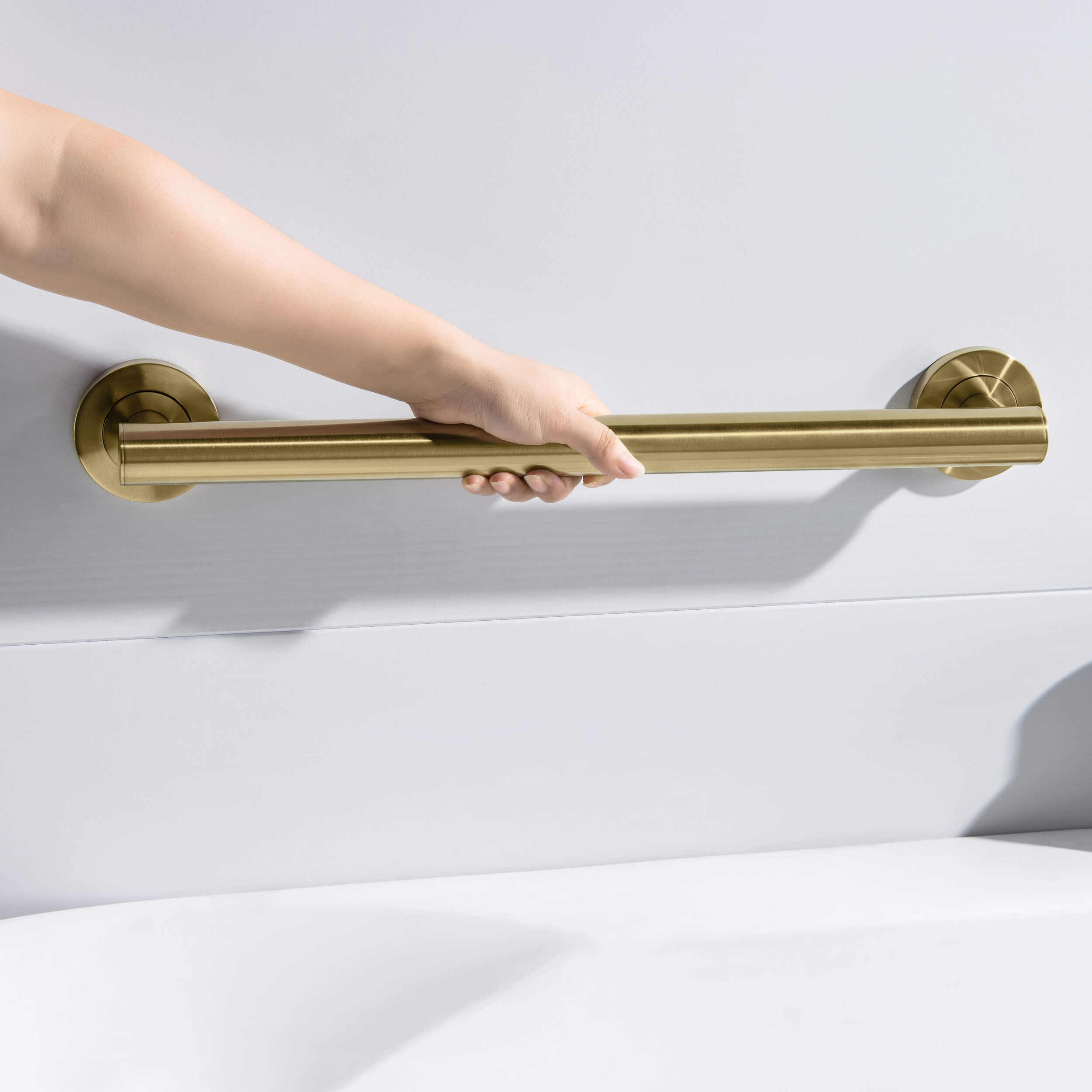 18" Stainless Steel Bathroom Safety Grab Bar - CGB-1118