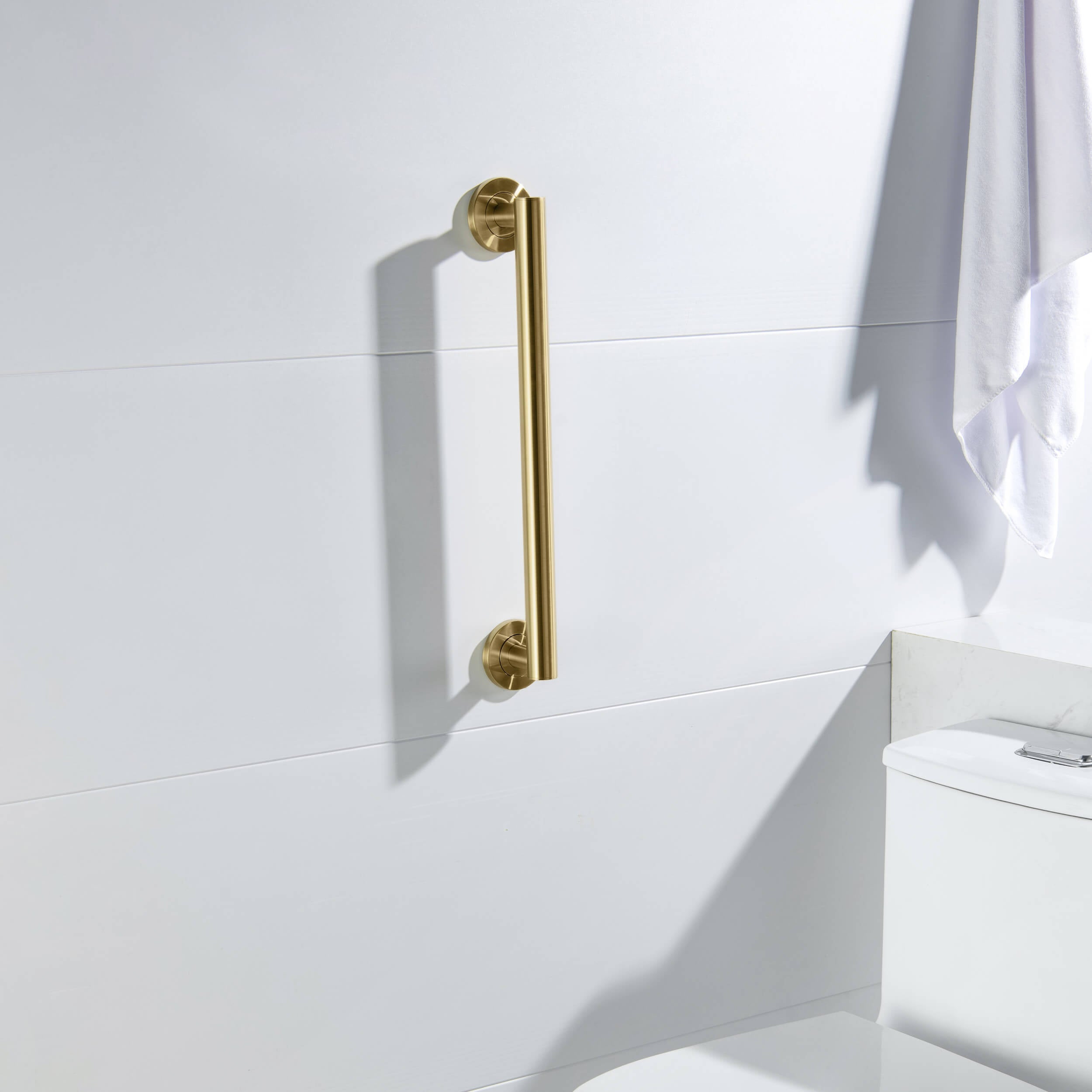 18" Stainless Steel Bathroom Safety Grab Bar - CGB-1118