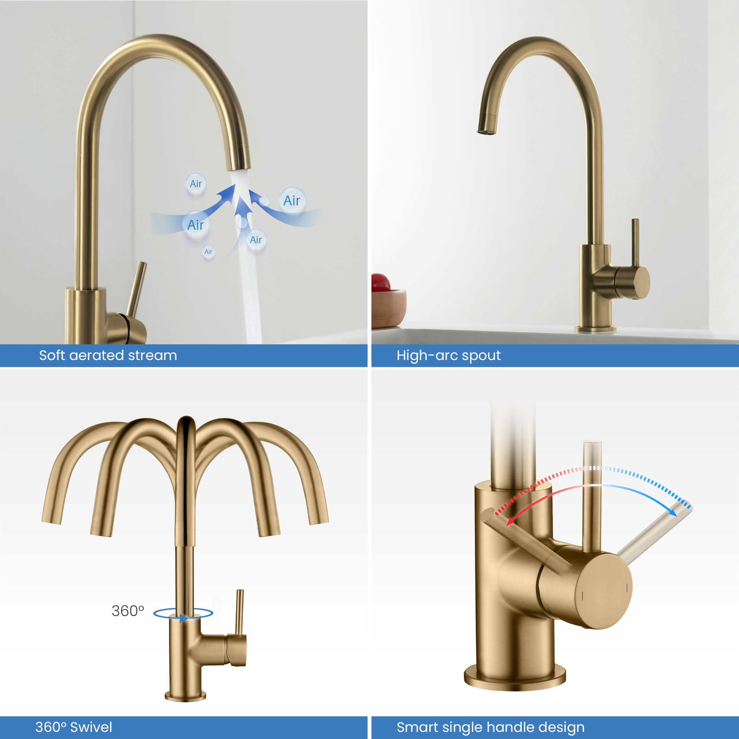 Halo Single Handle Bar Sink Faucet - CKF-2001