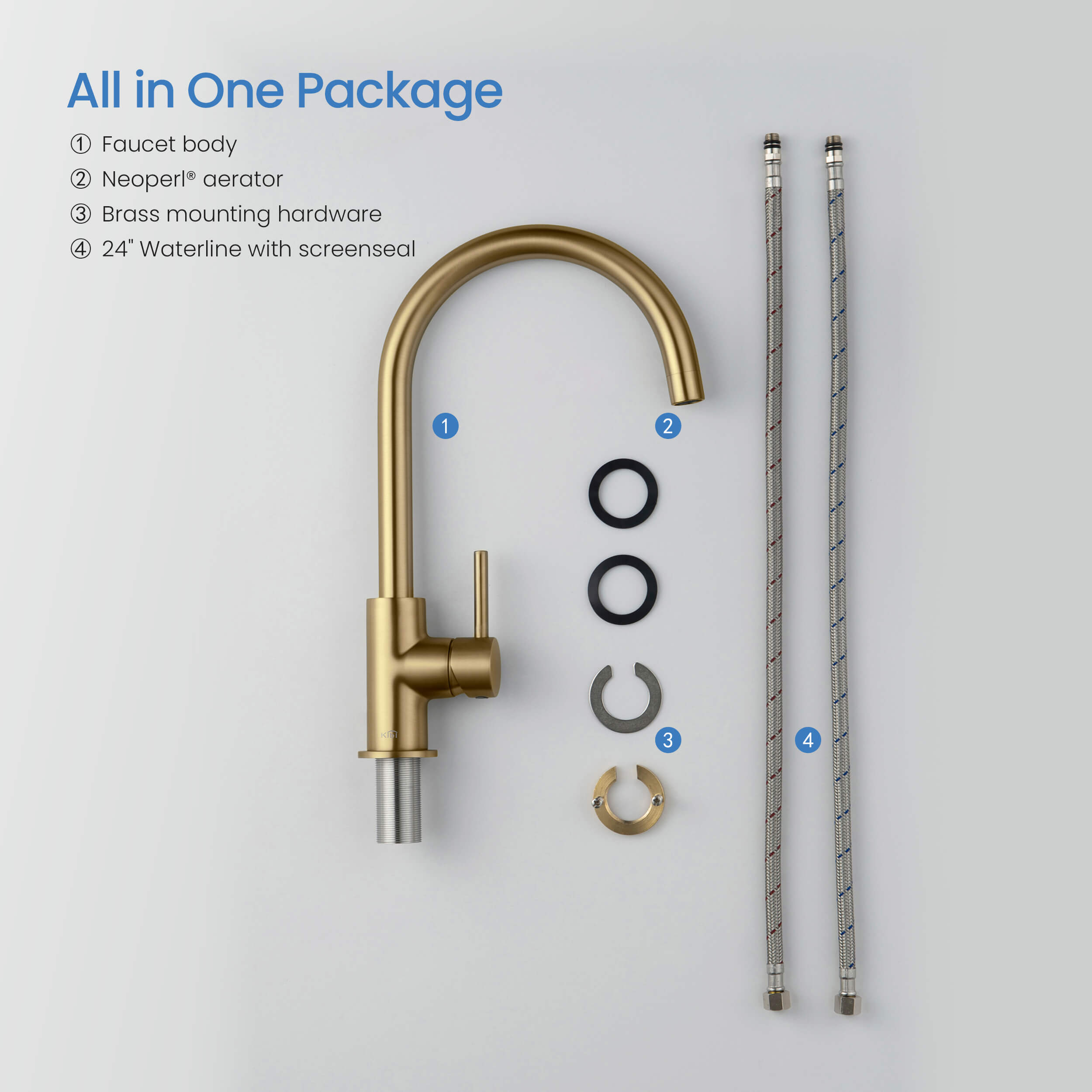 Halo Single Handle Bar Sink Faucet - CKF-2001