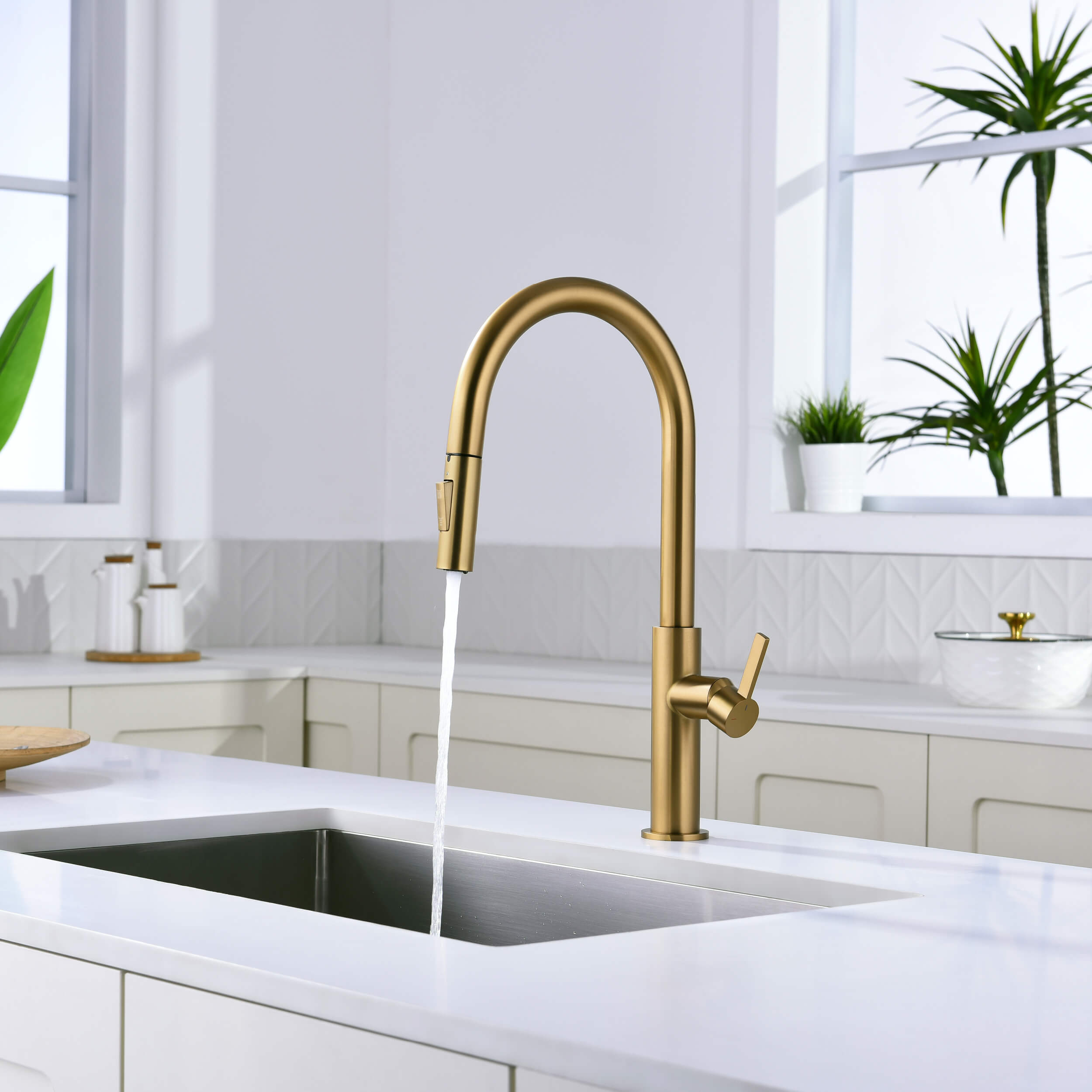 Neo Single Handle Pull Down Kitchen Faucet - CKF-2019