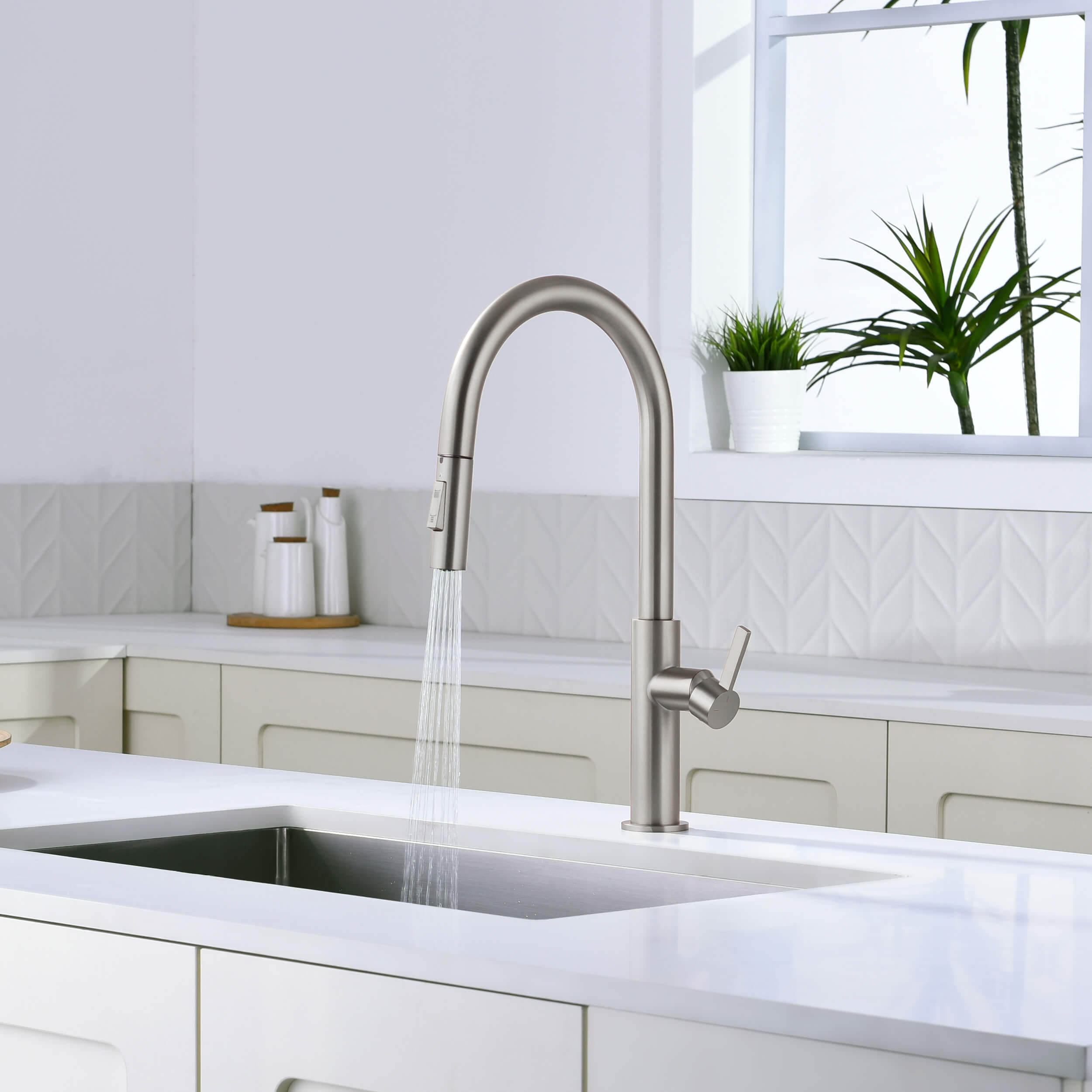 Neo Single Handle Pull Down Kitchen Faucet - CKF-2019