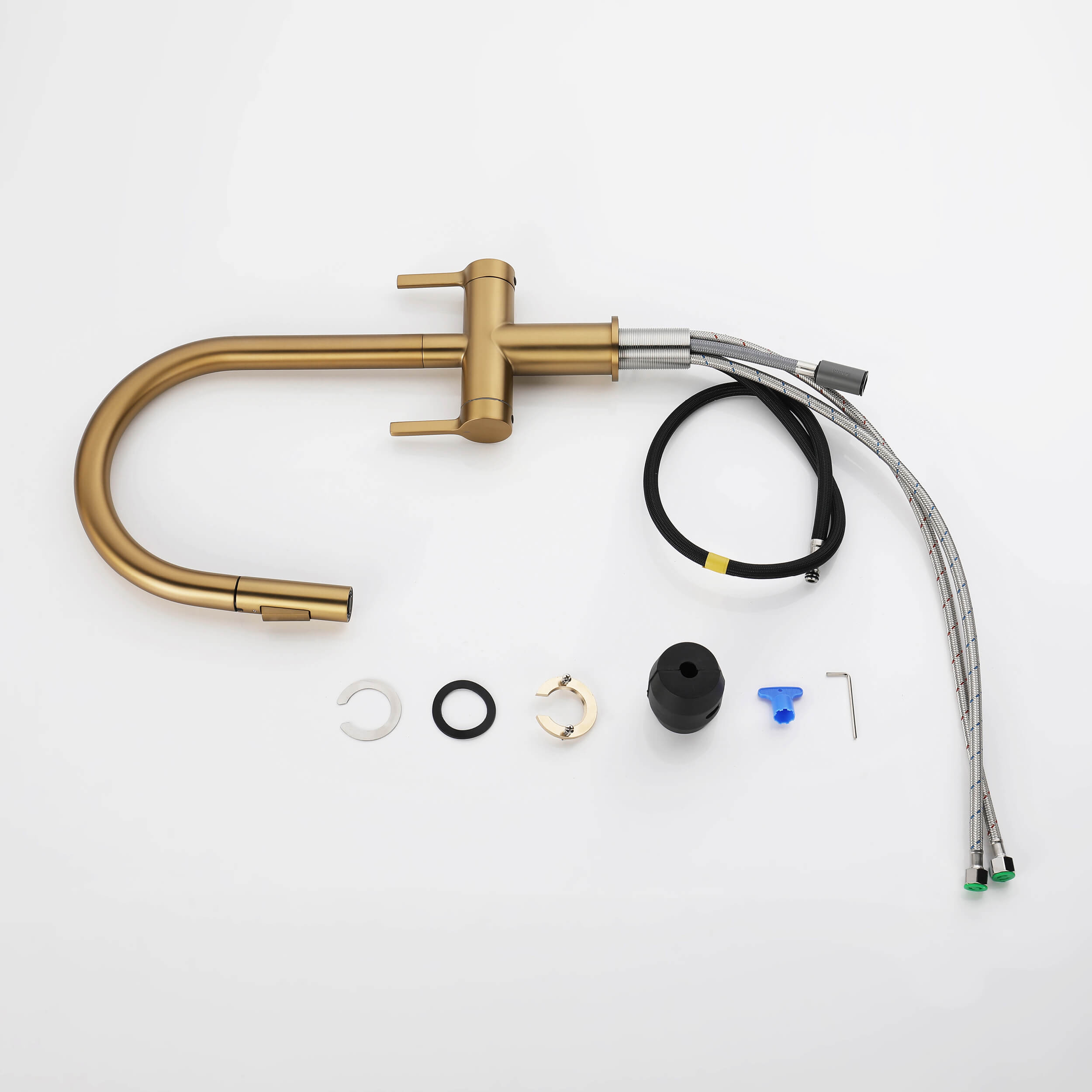 Neo Single Hole Two Handle Pull Down Kitchen Faucet - CKF-2020