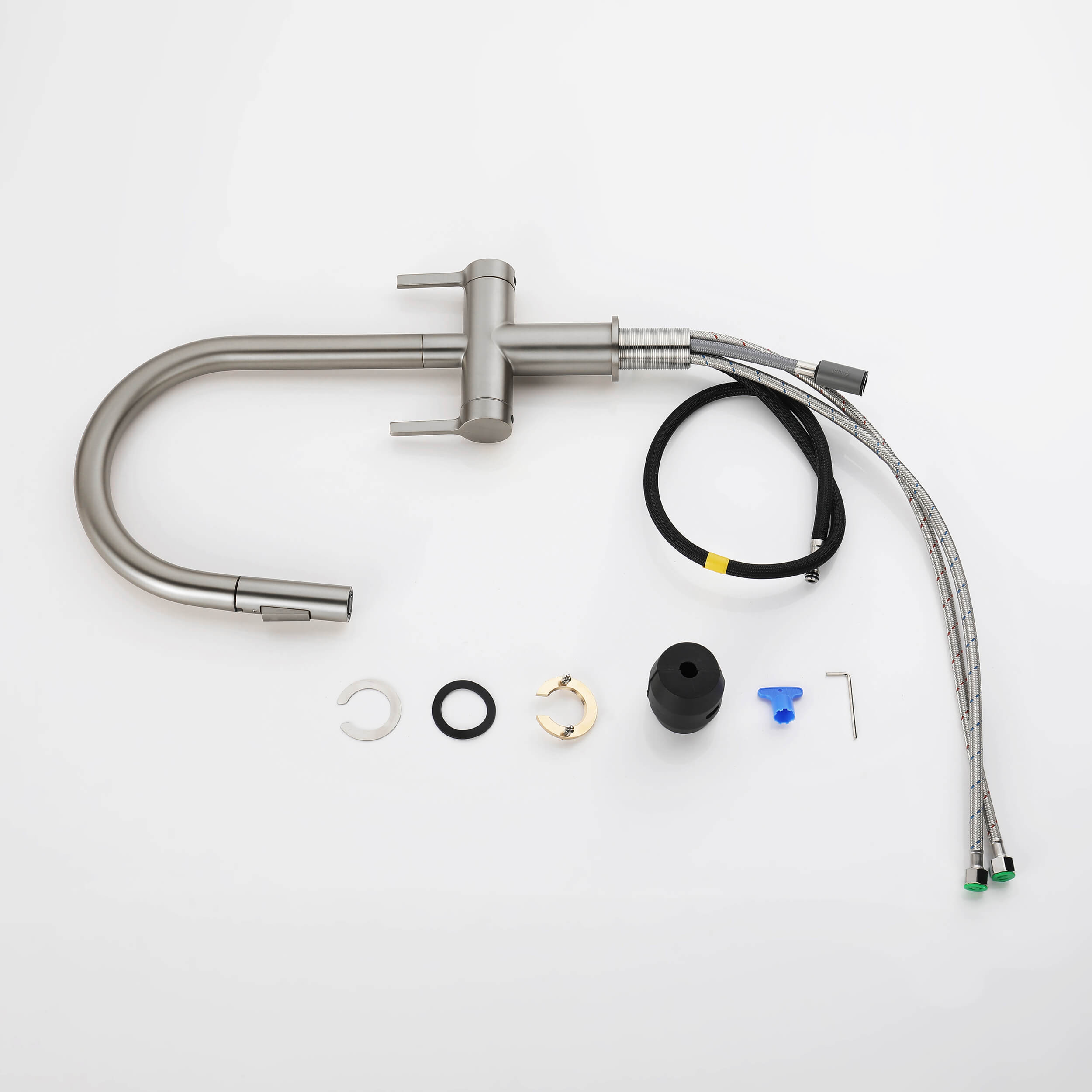 Neo Single Hole Two Handle Pull Down Kitchen Faucet - CKF-2020