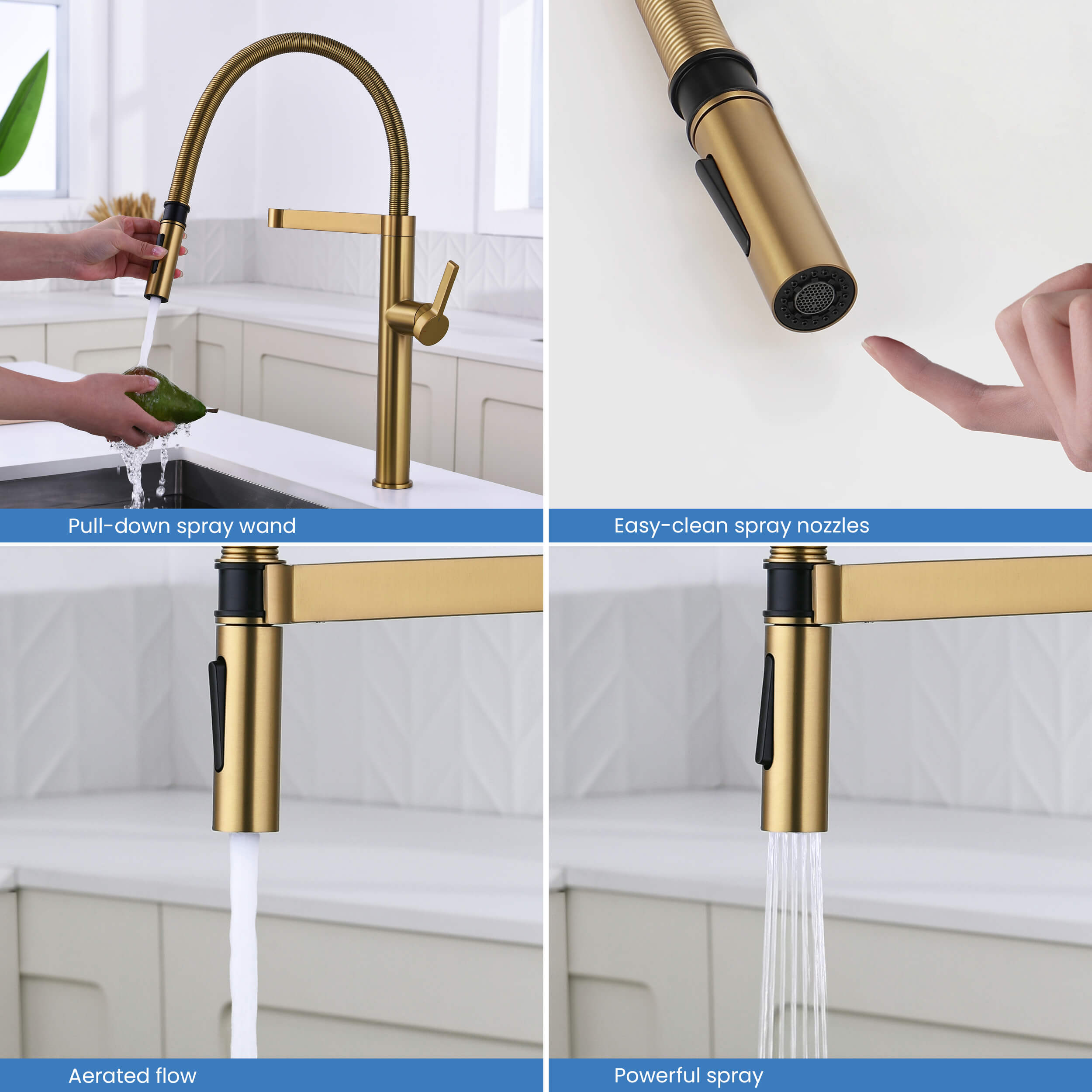 Neo Pro-style Single Handle Kitchen Faucet - CKF-2021