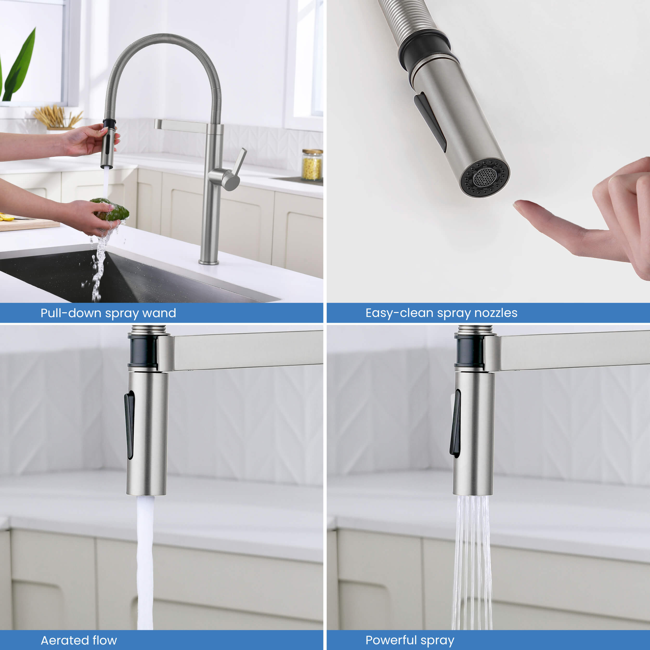 Neo Pro-style Single Handle Kitchen Faucet - CKF-2021