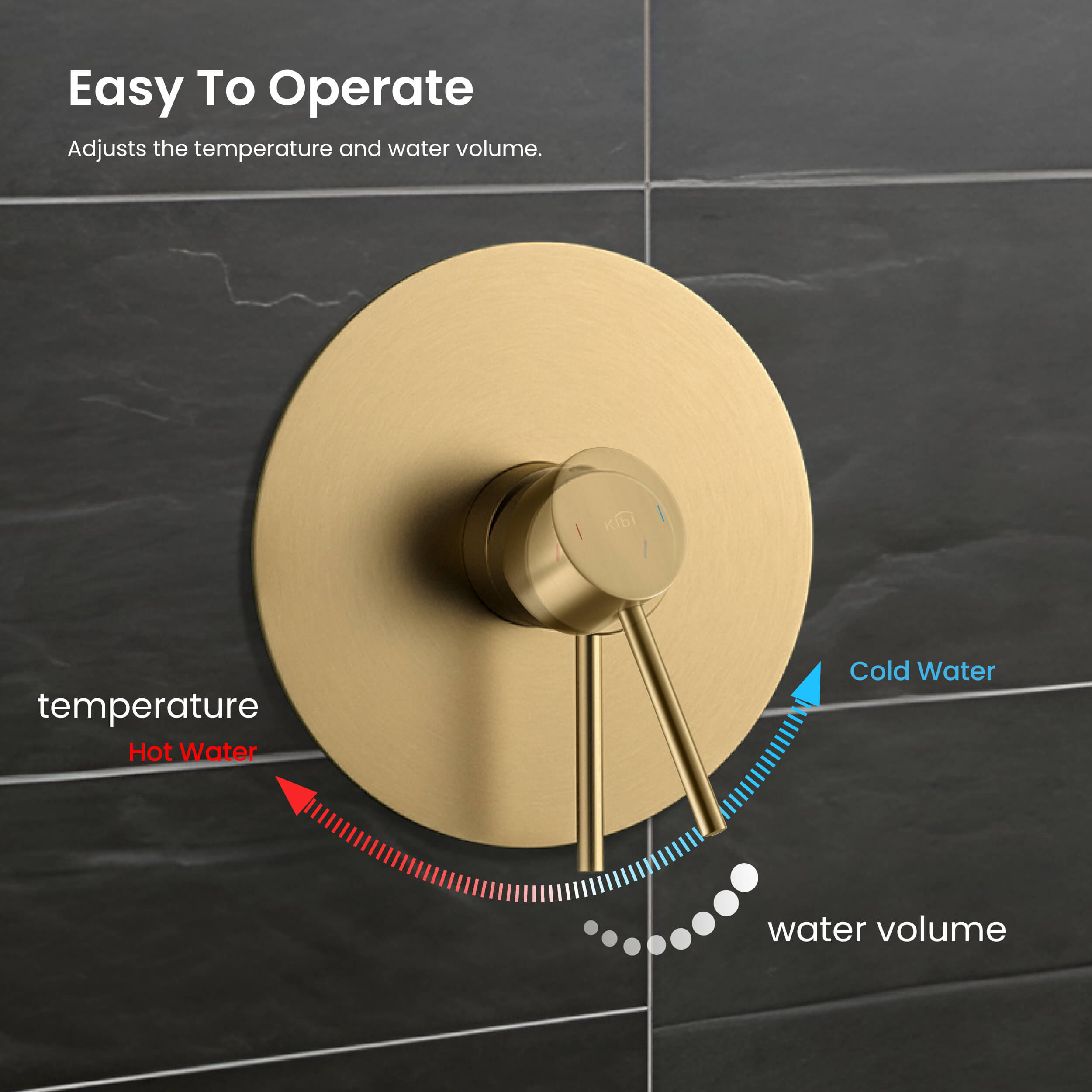 Halo Pressure Balanced 2-Function Wall Mount Shower Column with Rough In Valve - CSC-4103
