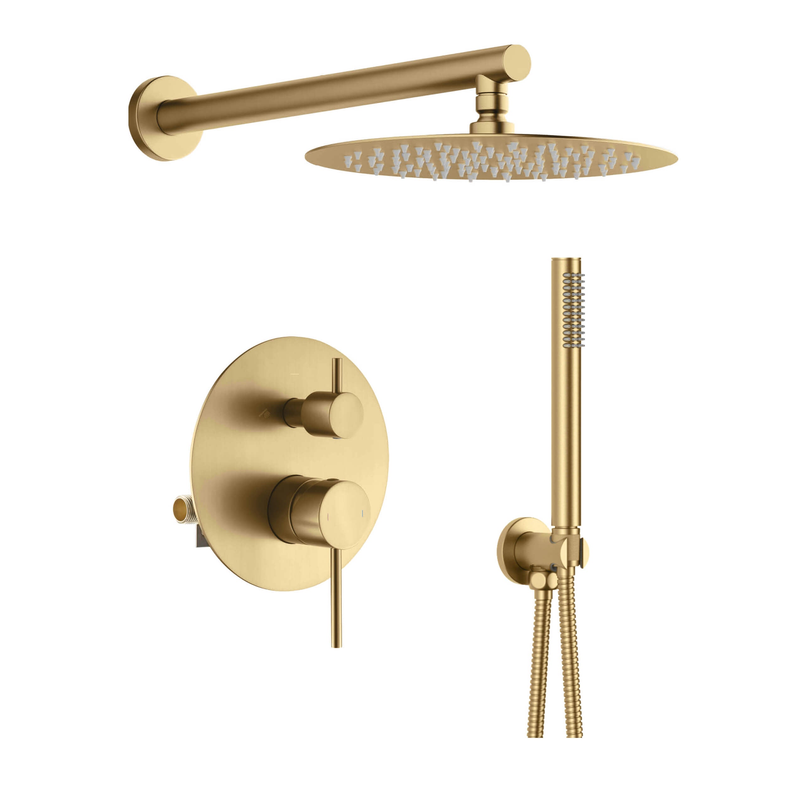 Halo Pressure Balanced 2-Function Wall Mount Shower System with Rough-in Valve - CSF-4003