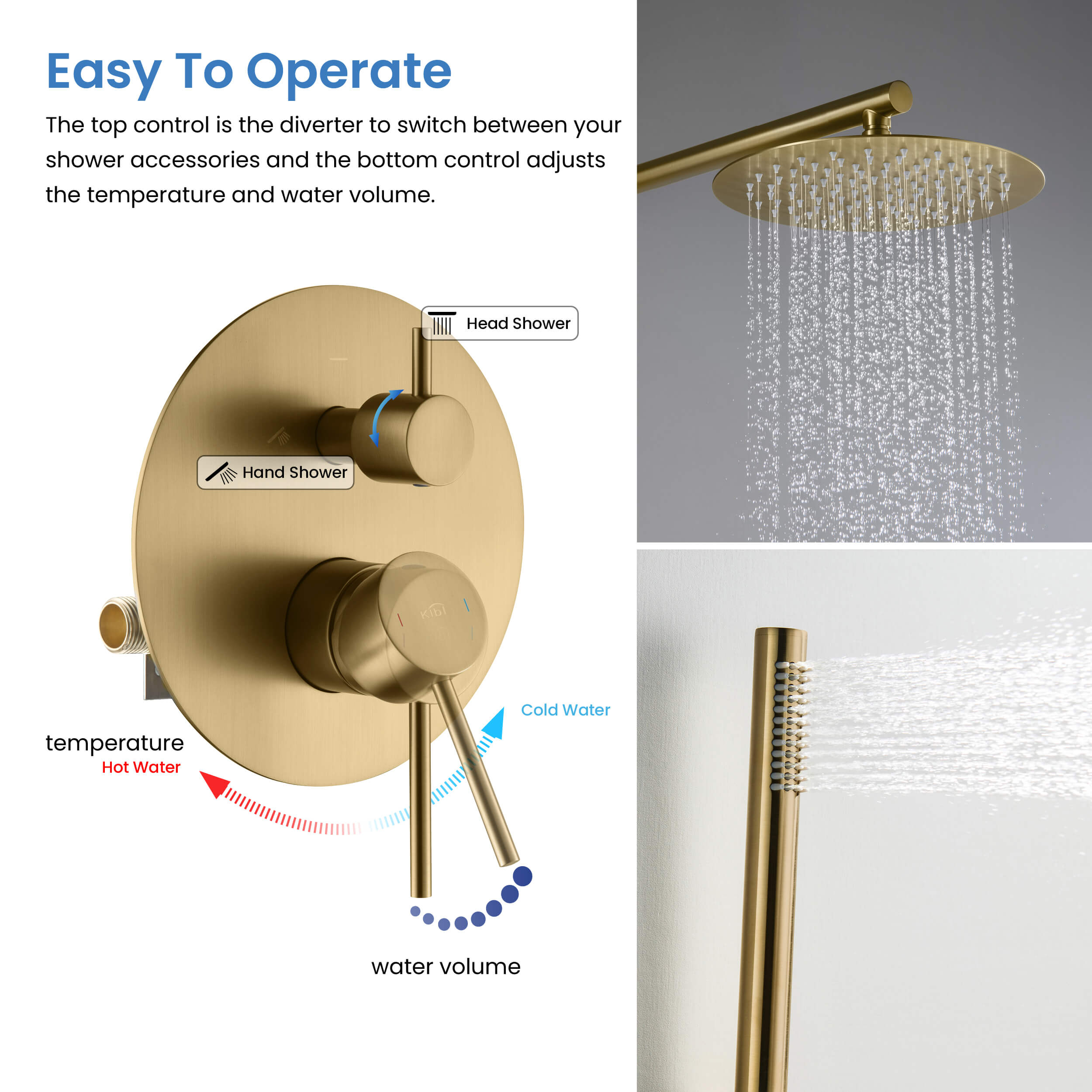 Halo Pressure Balanced 2-Function Wall Mount Shower System with Rough-in Valve - CSF-4003