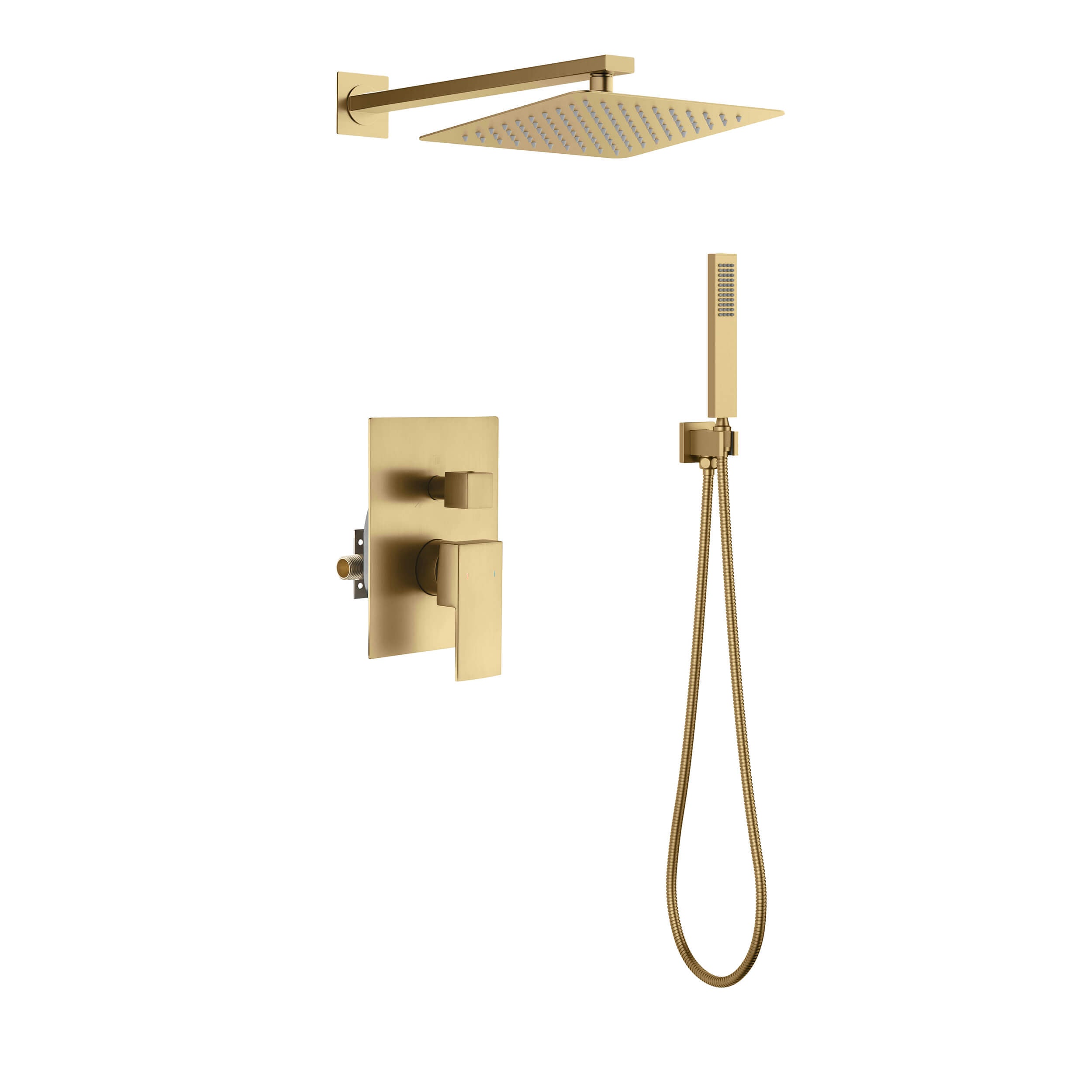 Quadra Pressure Balanced 2-Function Wall Mount Shower System with Rough-In Valve - CSF-4005