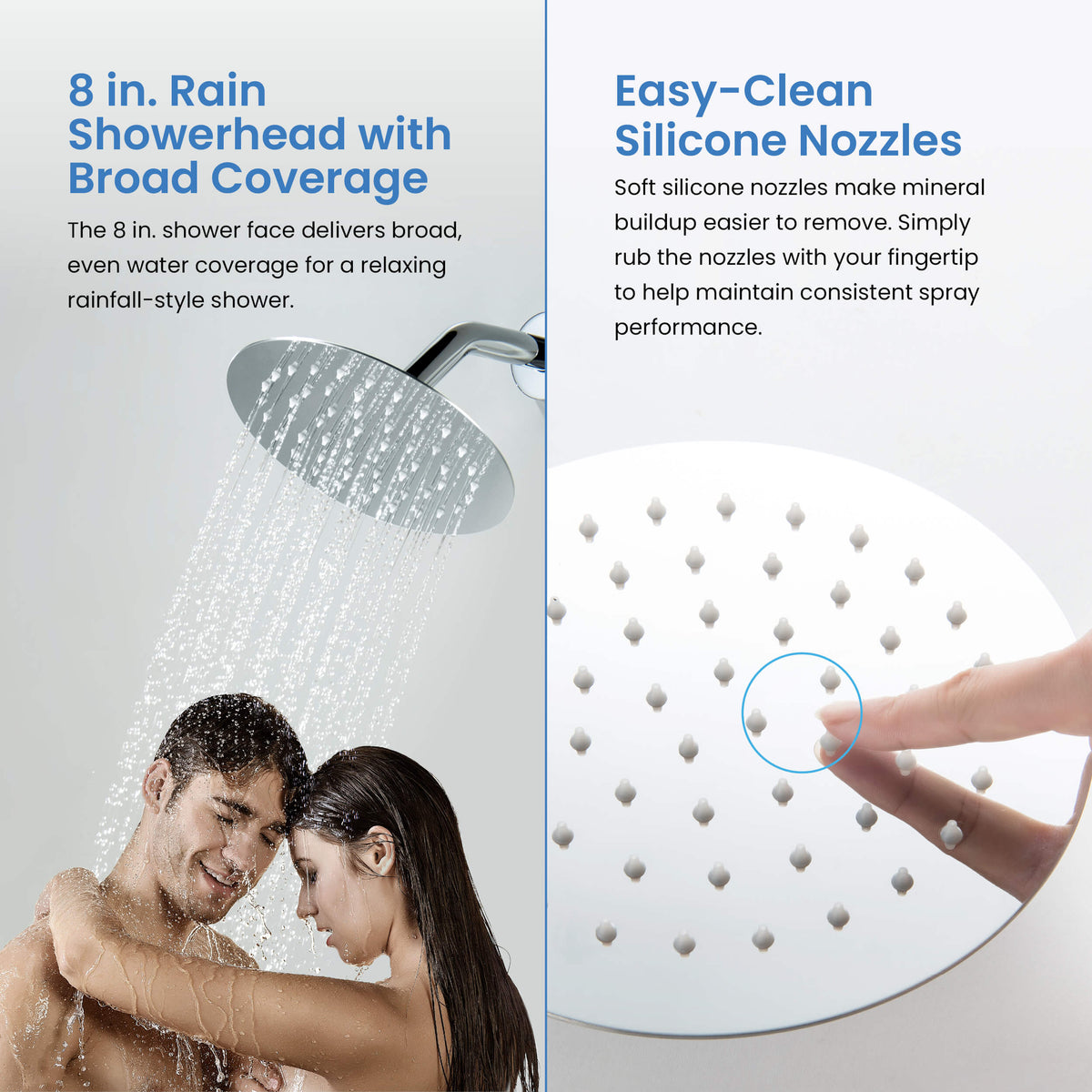 Halo Single Function Pressure Balanced Complete Shower Faucet Set with Tub Spout - CSF-4016