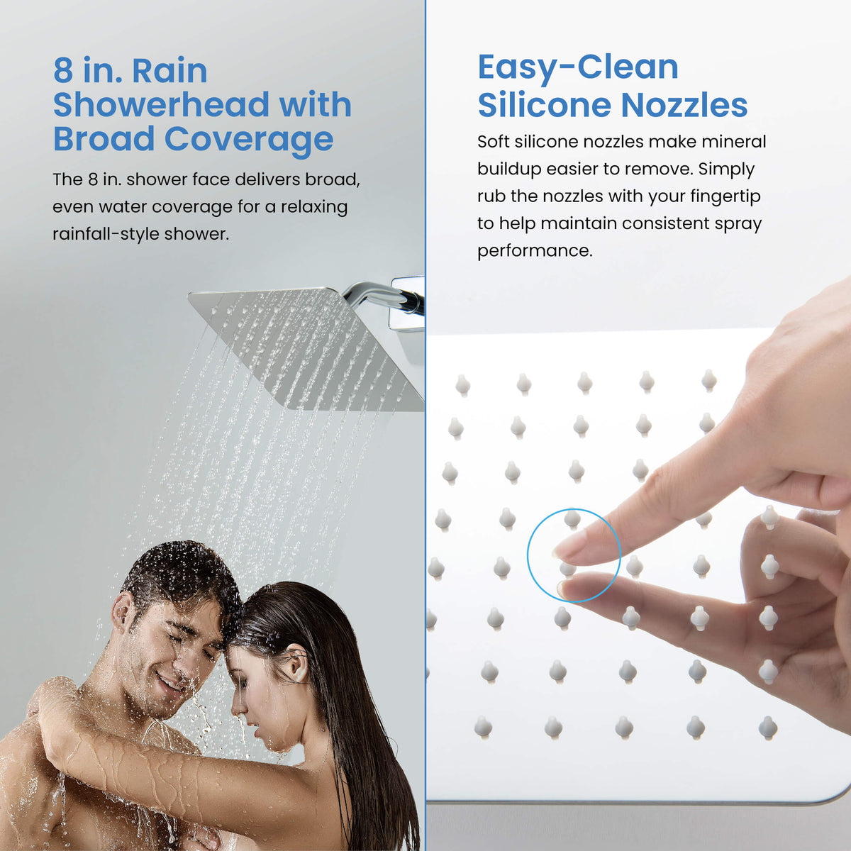 Quadra Single Function Pressure Balanced Complete Shower Faucet Set - CSF-4017