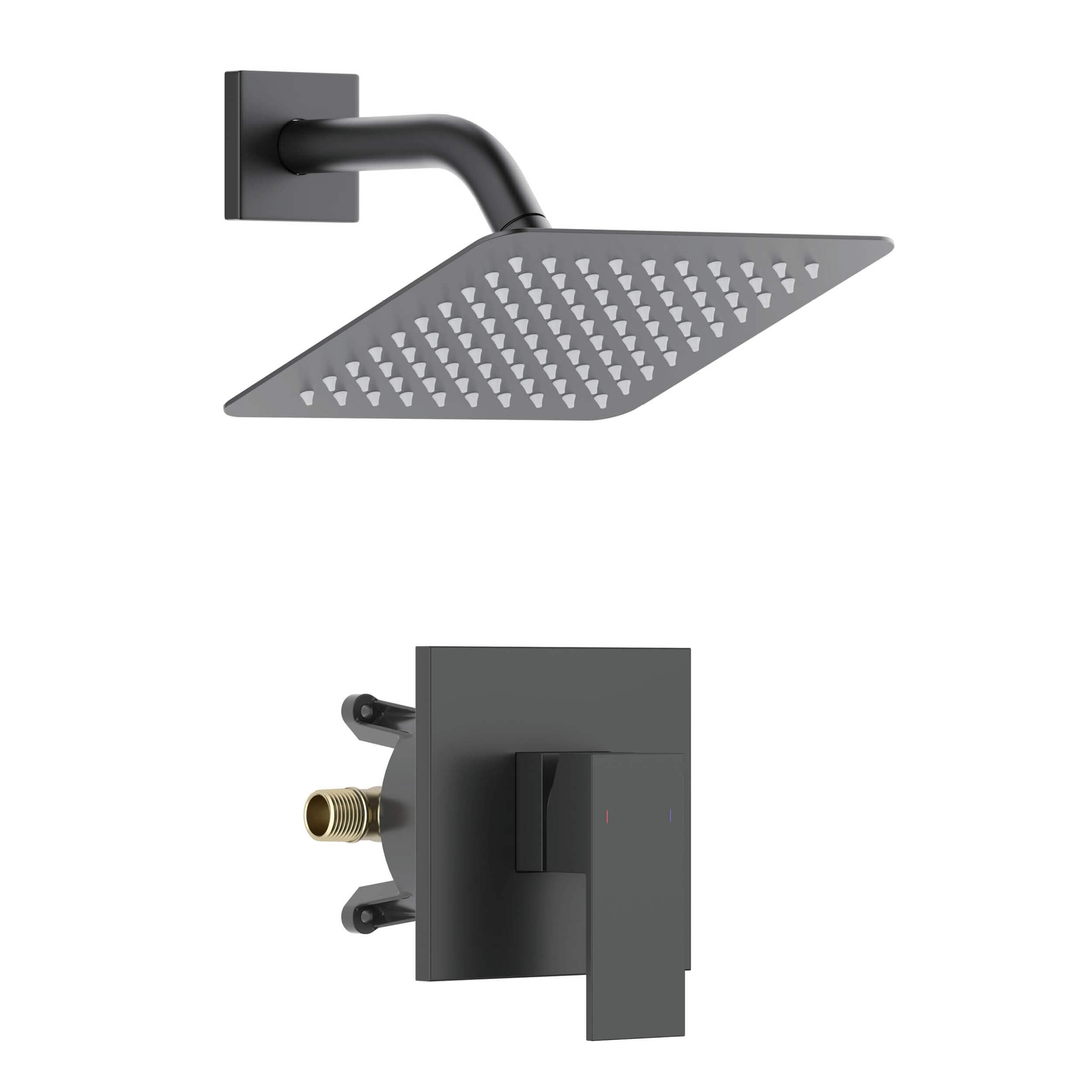 Quadra Single Function Pressure Balanced Complete Shower Faucet Set - CSF-4017