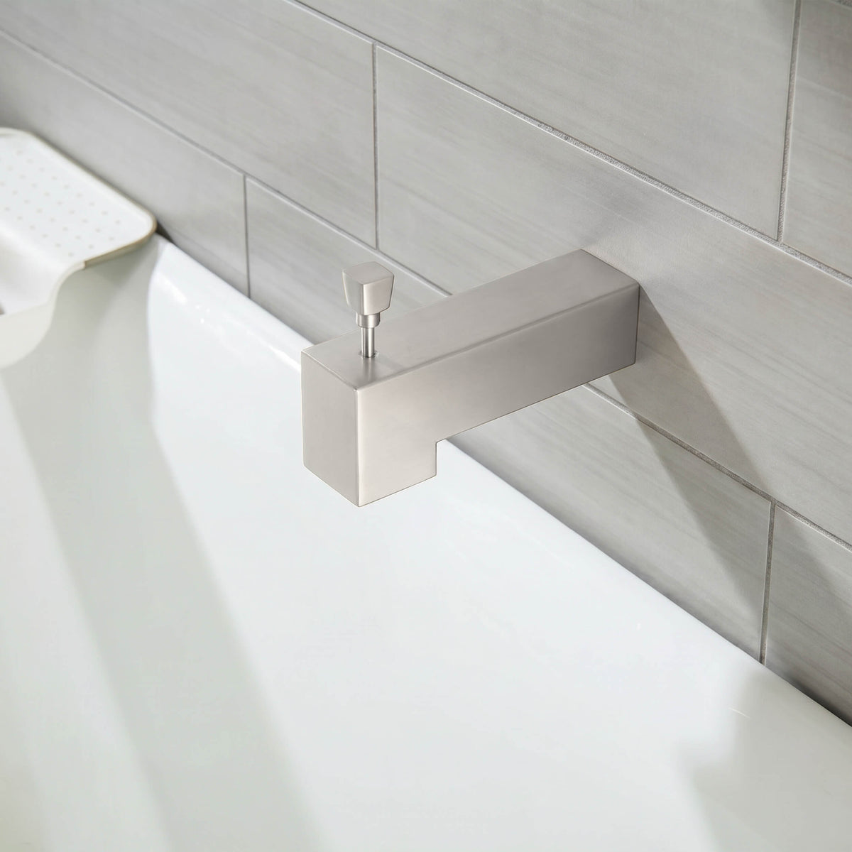Quadra Single Function Pressure Balanced Complete Shower Faucet Set with Tub Spout - CSF-4018