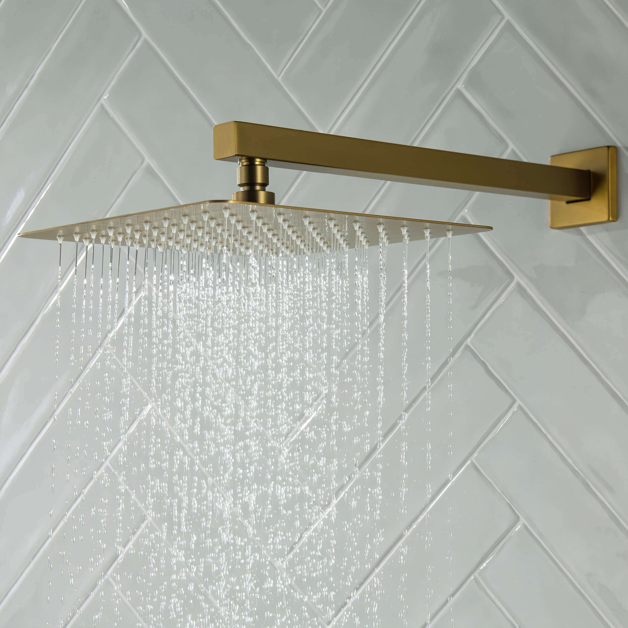 Quadra 2-Function Pressure Balanced Complete Shower Faucet Set with Slide Bar - CSF-4020