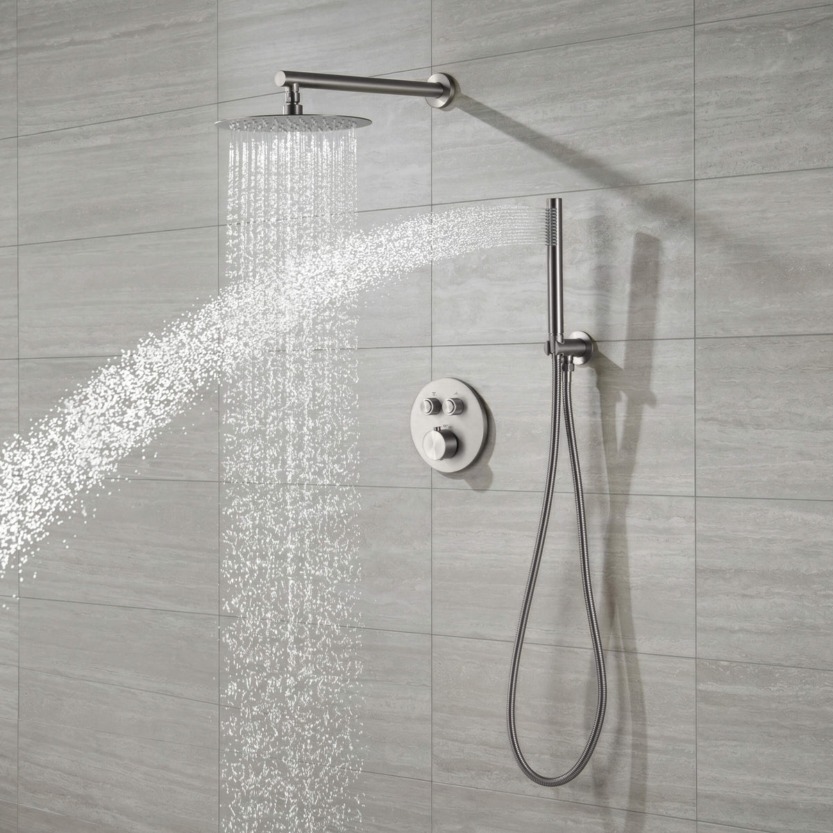 Halo 2-Function Thermostatic Complete Shower Faucet Set - CSF-4023