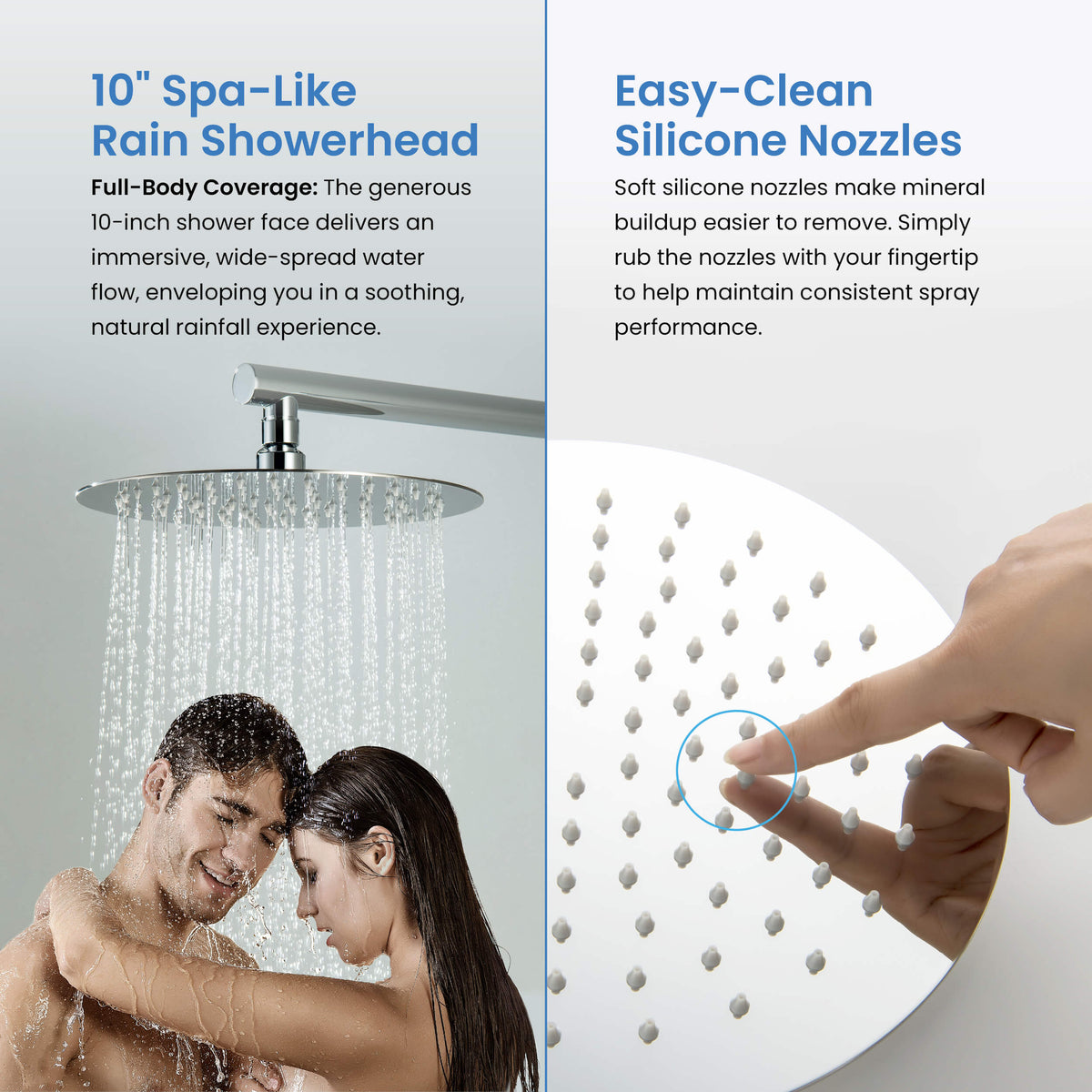 Halo 2-Function Thermostatic Complete Shower Faucet Set - CSF-4023
