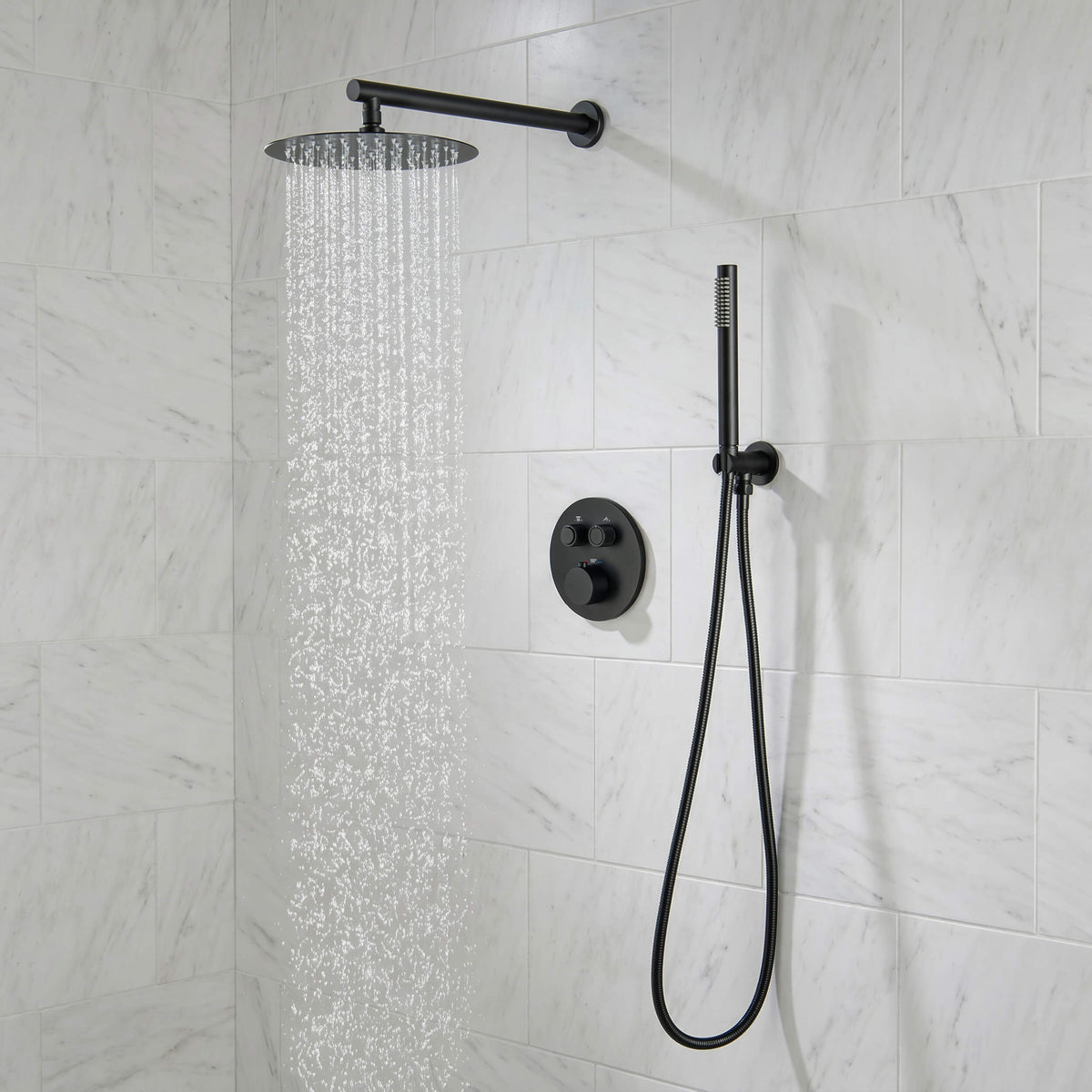 Halo 2-Function Thermostatic Complete Shower Faucet Set - CSF-4023