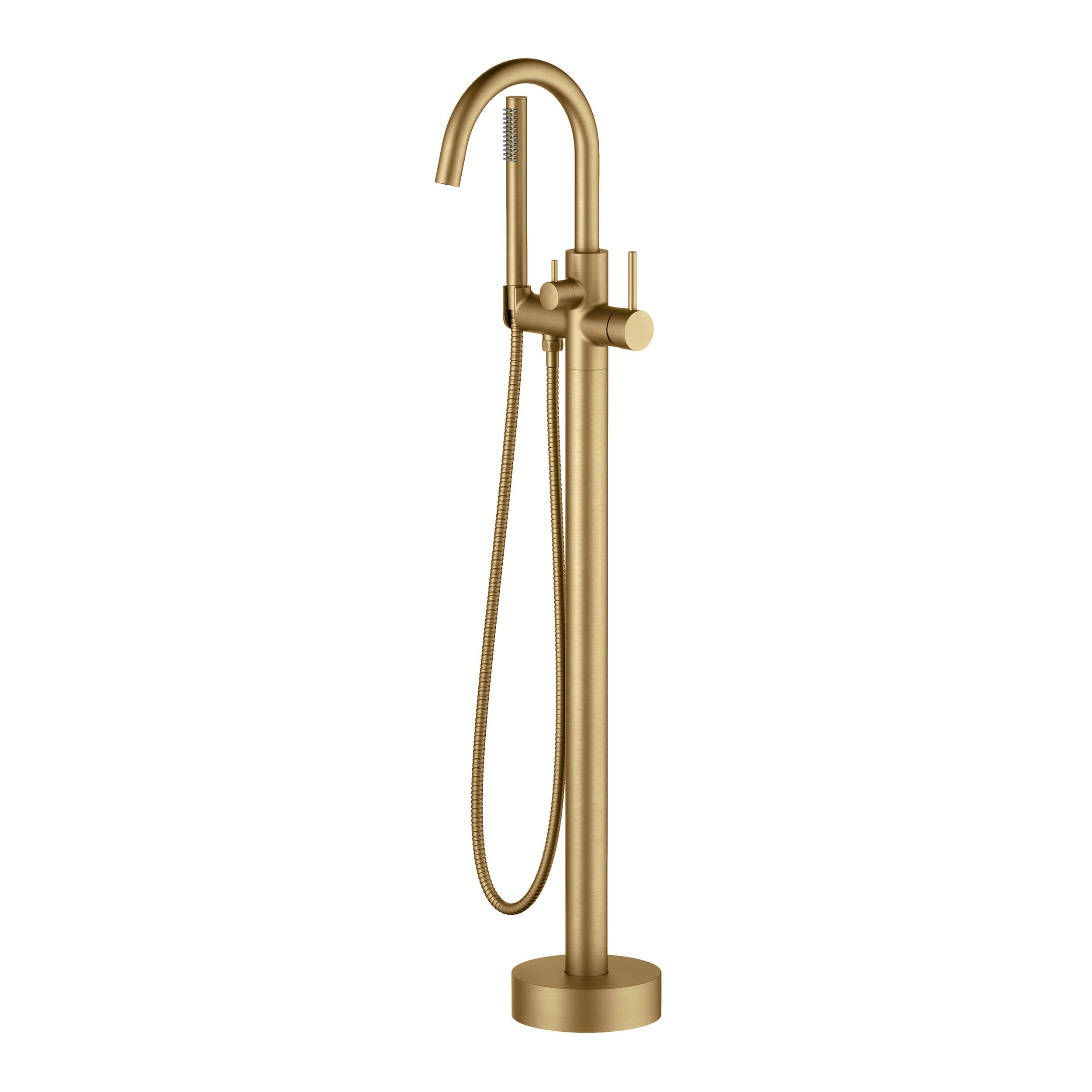 Halo Floor Mount Tub Filler With Hand Shower - CTF-3001