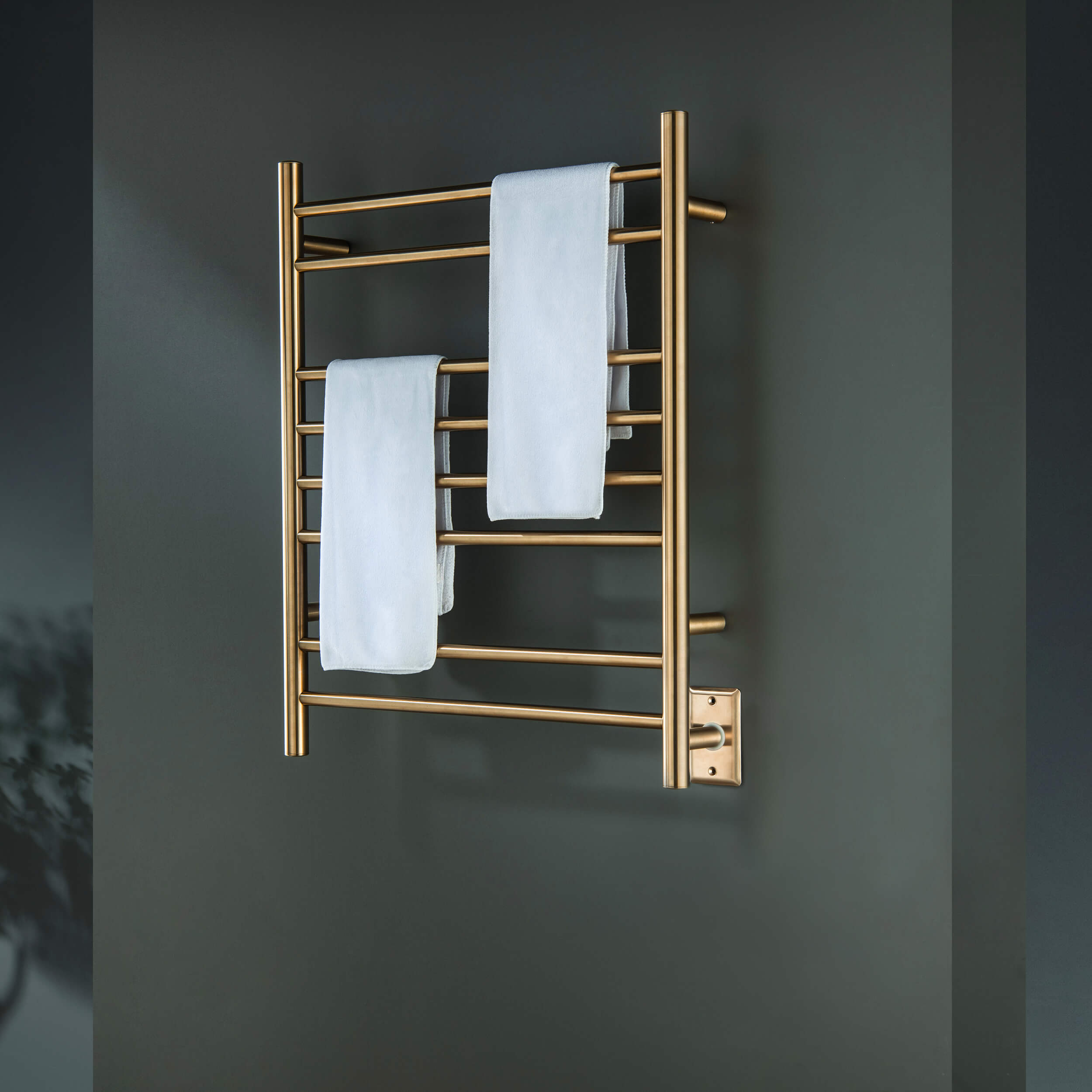 24"W x 30-1/4"H ETL Certified Hardwired/Plug-in Wall Mounted Stainless Steel Towel Warmer