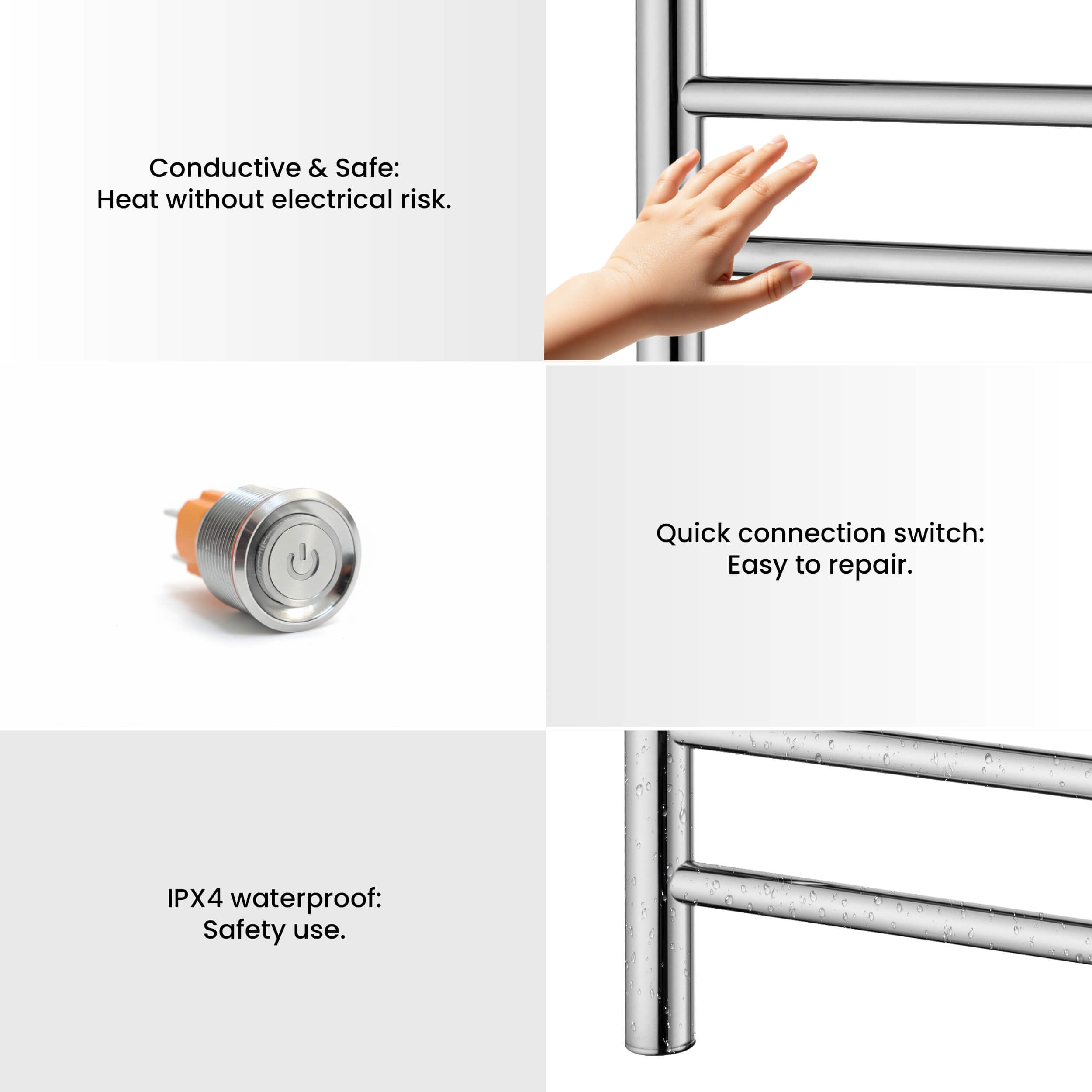 24"W x 30-1/4"H ETL Certified Hardwired/Plug-in Wall Mounted Stainless Steel Towel Warmer