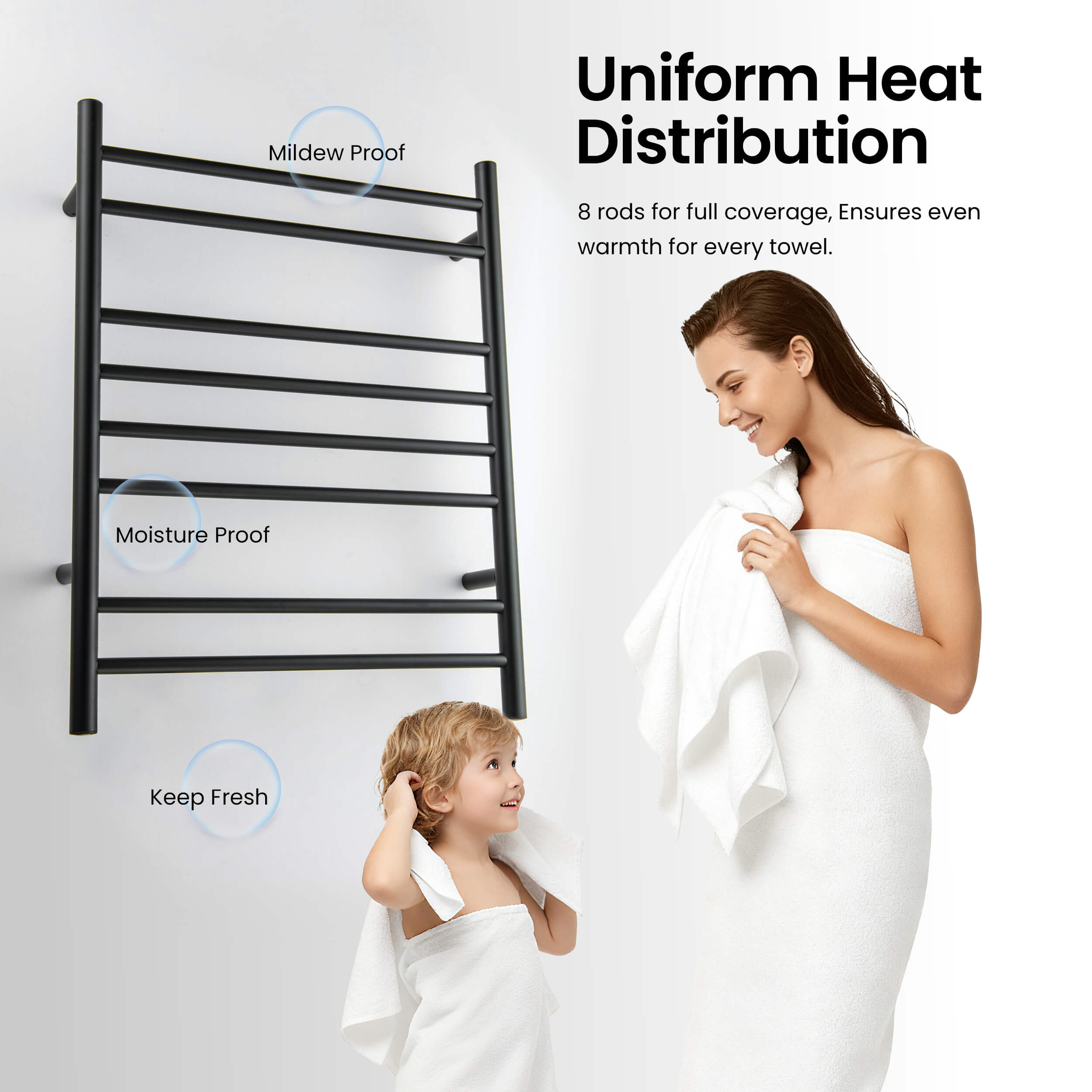 24"W x 30-1/4"H ETL Certified Hardwired/Plug-in Wall Mounted Stainless Steel Towel Warmer