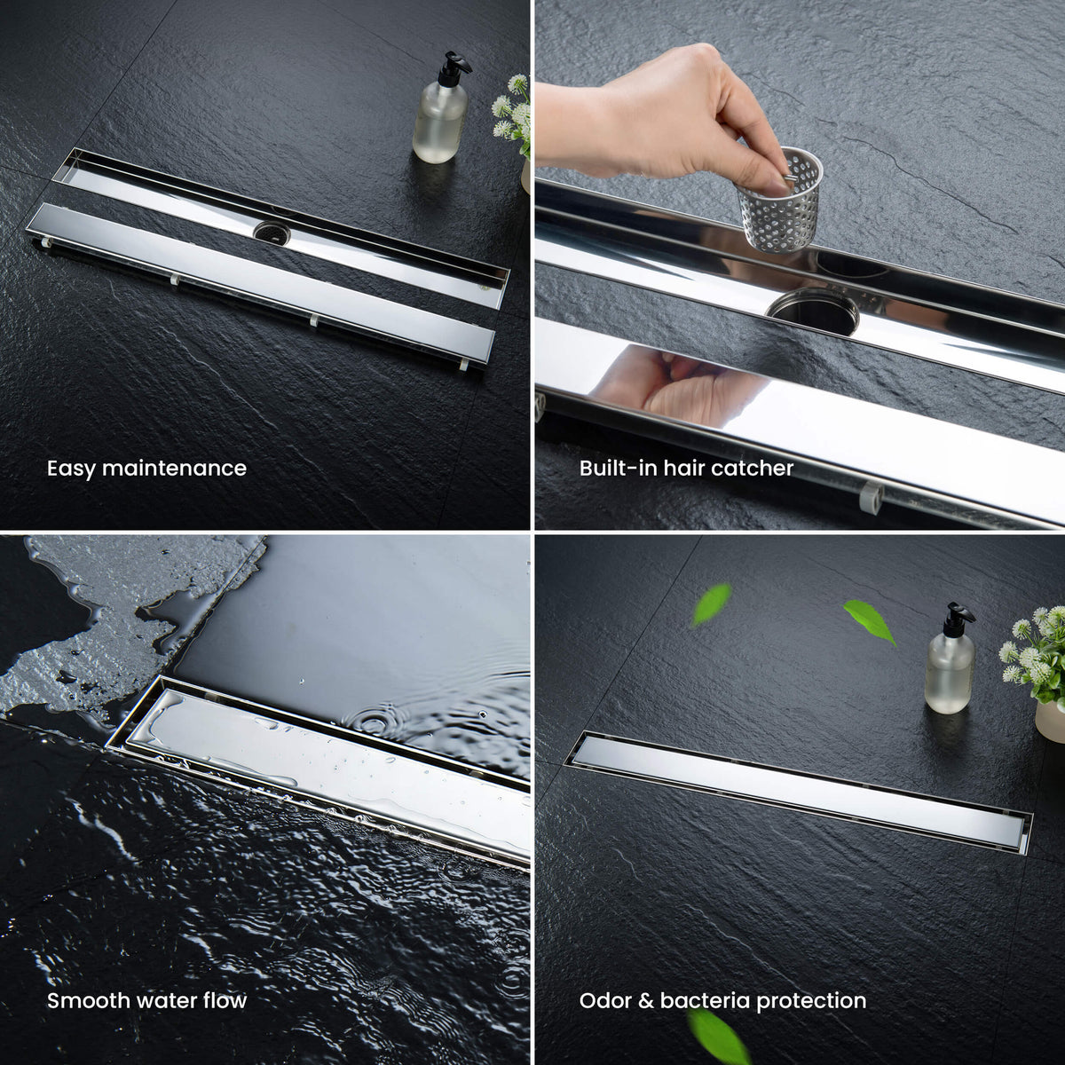 24 inch Tile-in Linear Shower Drain - CFD-2401