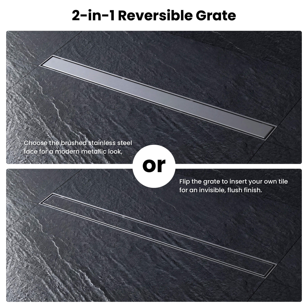 32 inch Tile-in Linear Shower Drain - CFD-3201
