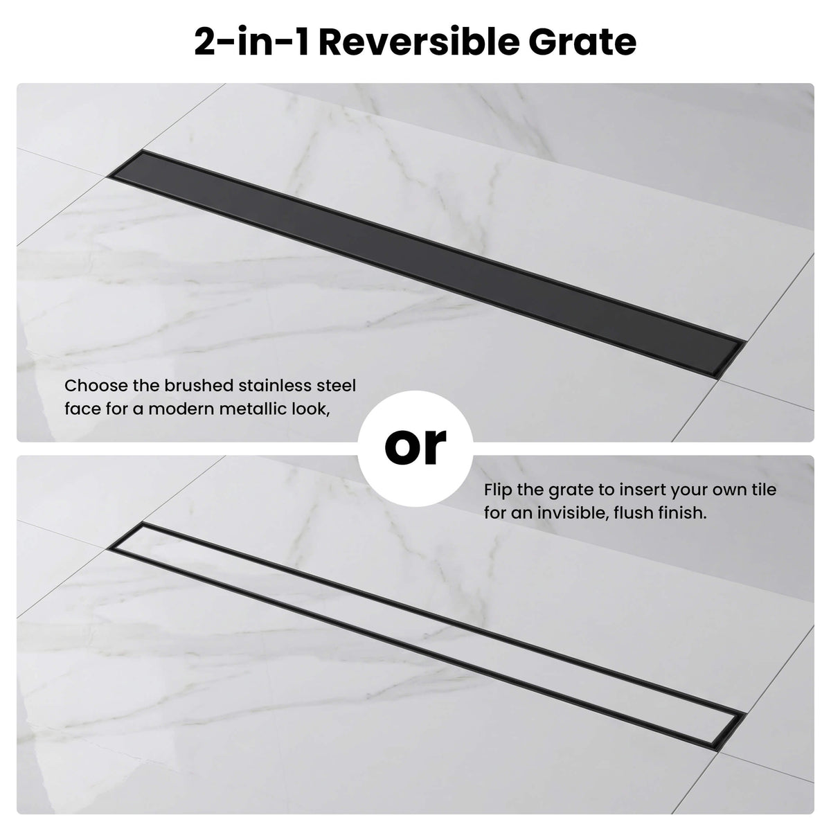 32 inch Tile-in Linear Shower Drain - CFD-3201