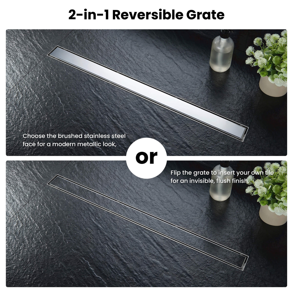 36 inch Tile-in Linear Shower Drain - CFD-3601