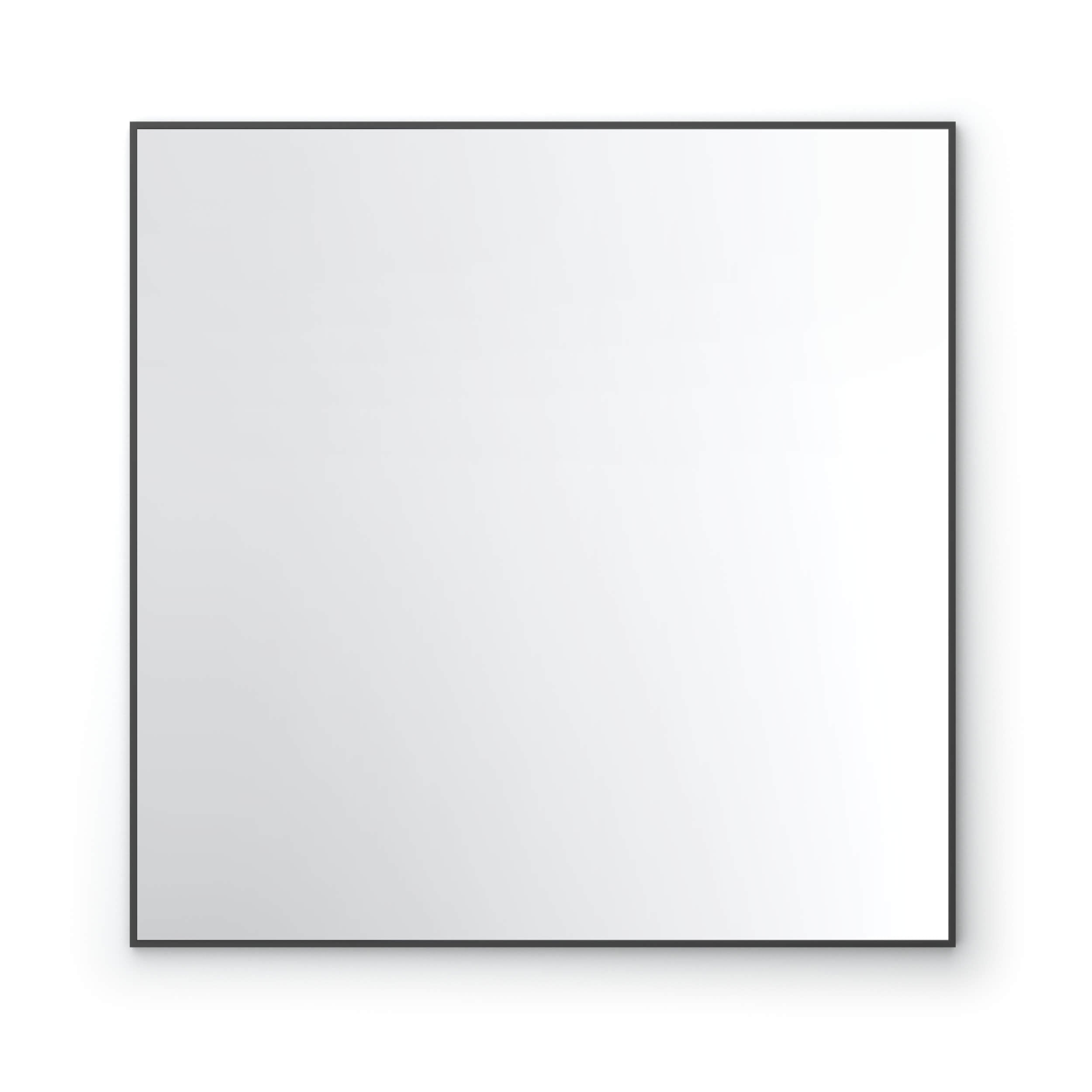 36" x 36" Shatterproof Wall Mount Metal Frame Mirror - FM1-3636