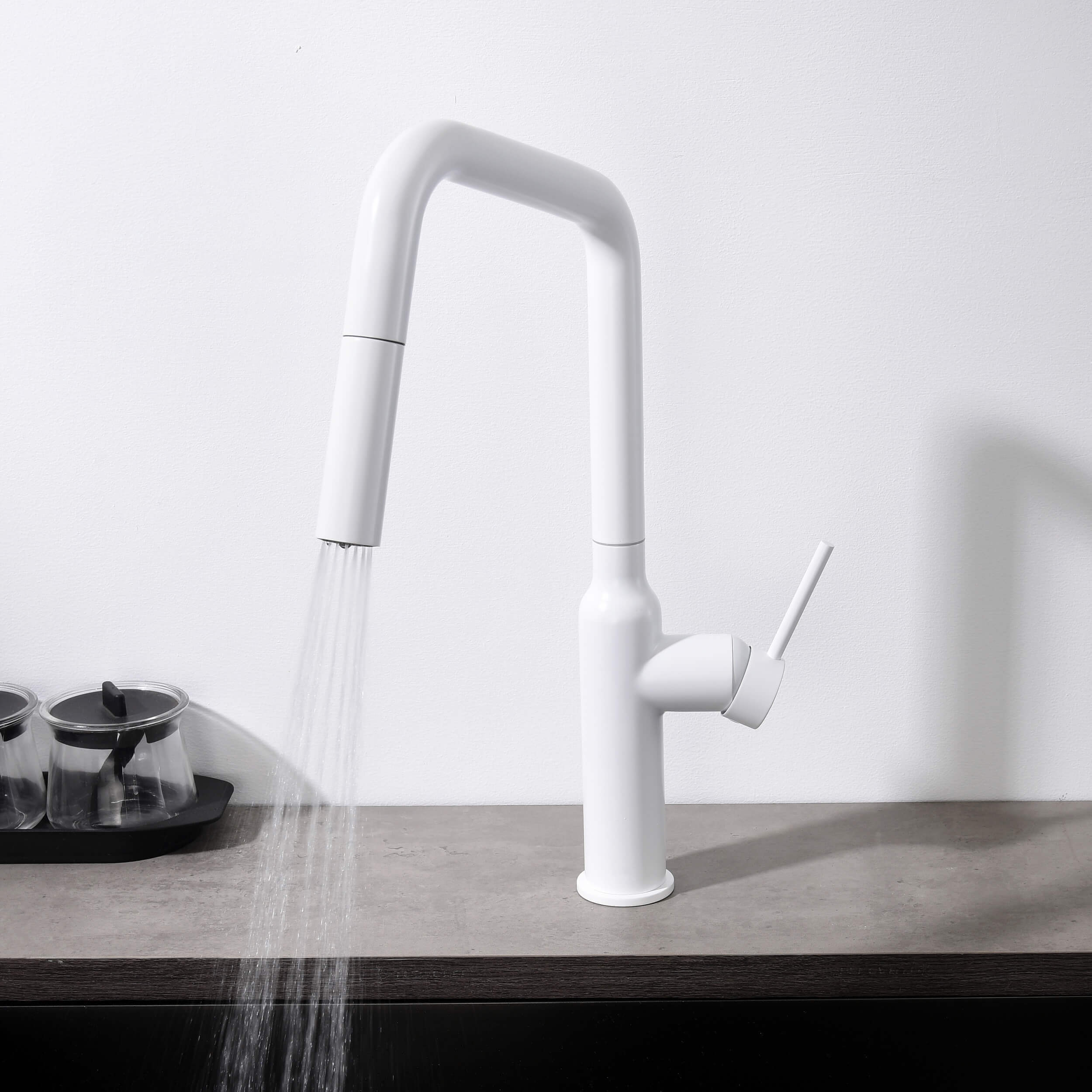 Tampa Single Handle Pull Down Kitchen Sink Faucet - CKF-2007