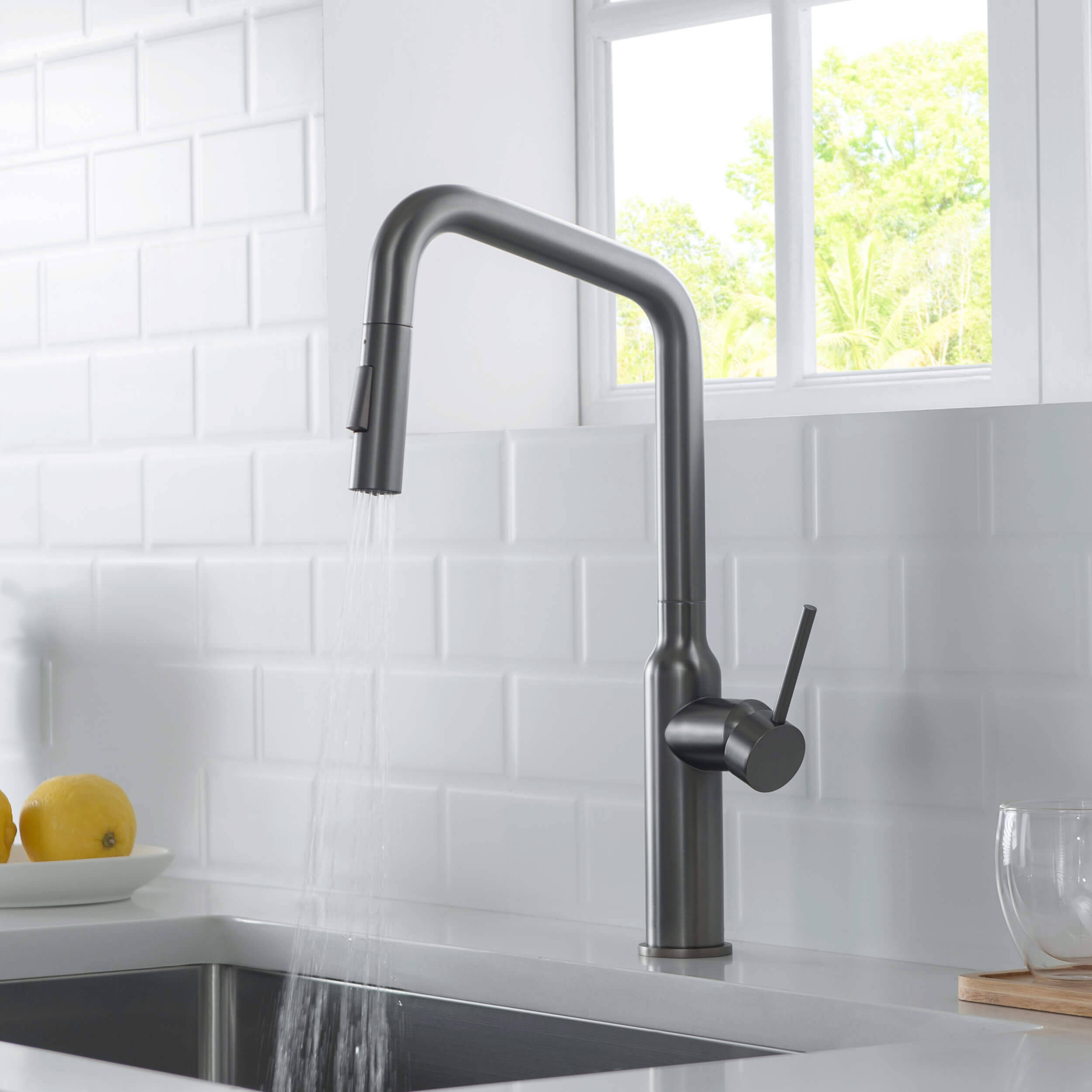 Tampa Single Handle Pull Down Kitchen Sink Faucet - CKF-2007
