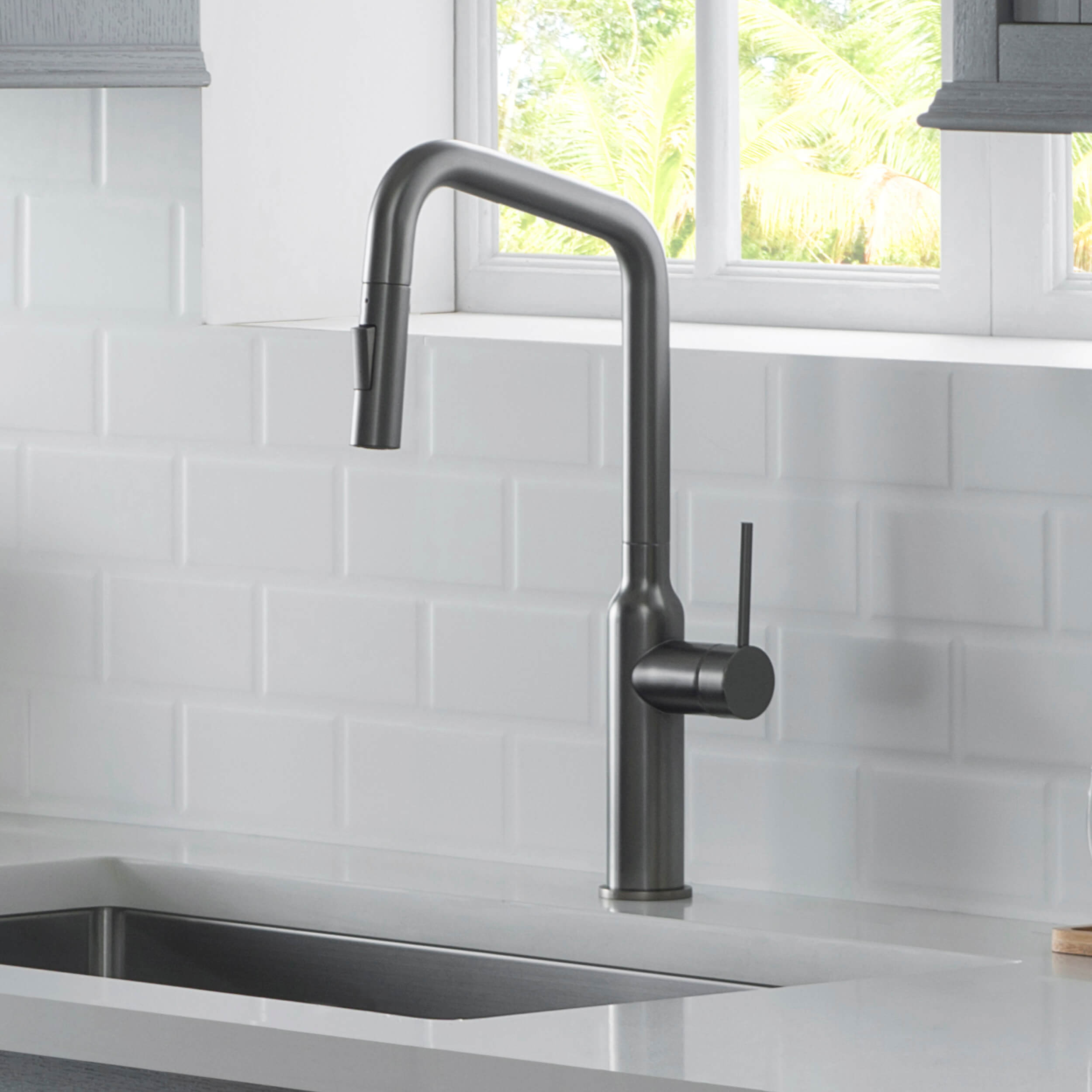 Tampa Single Handle Pull Down Kitchen Sink Faucet - CKF-2007